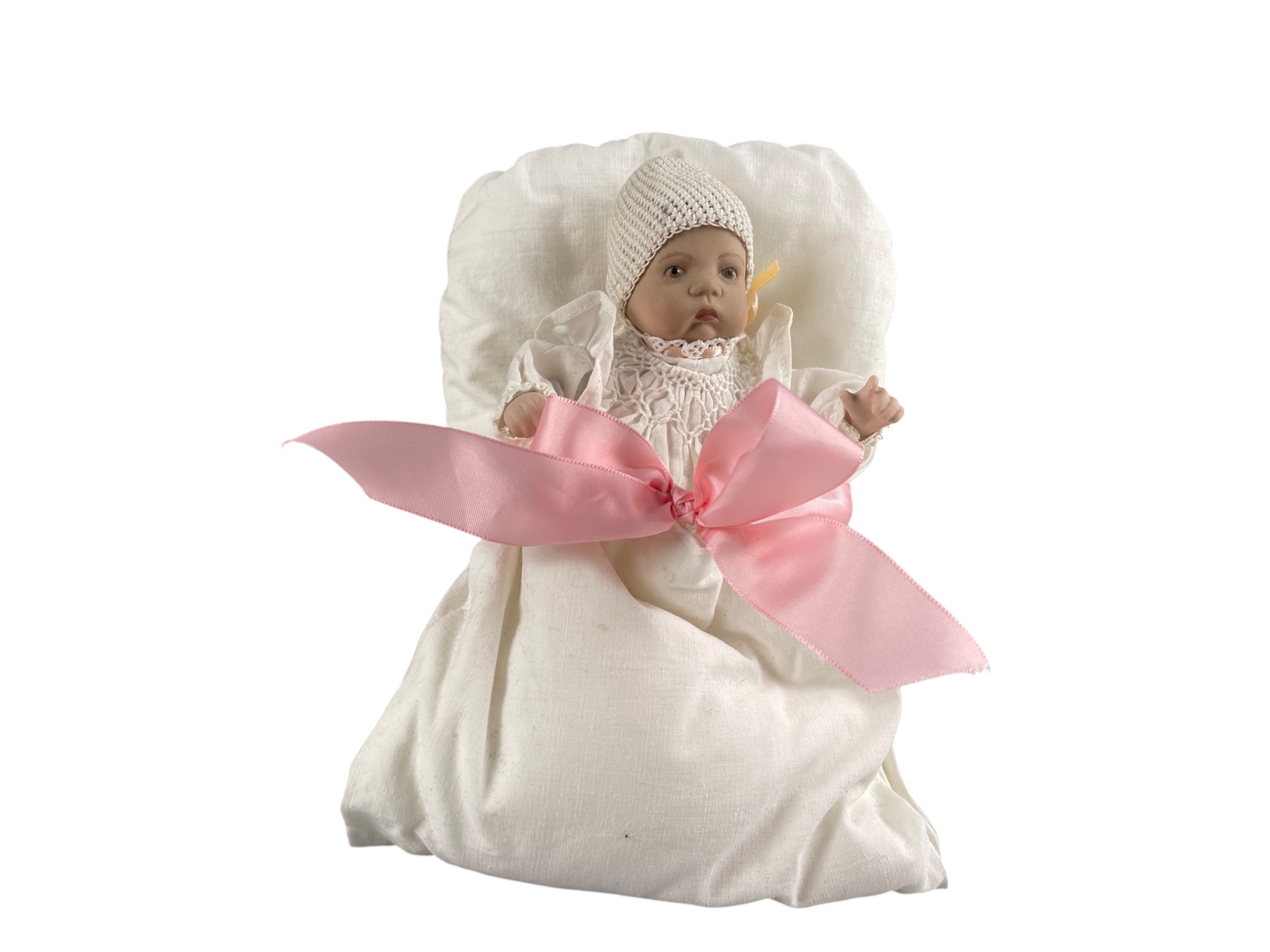 Sammler Puppe Porzellan Puppe 18 cm. Zustand siehe Fotos  