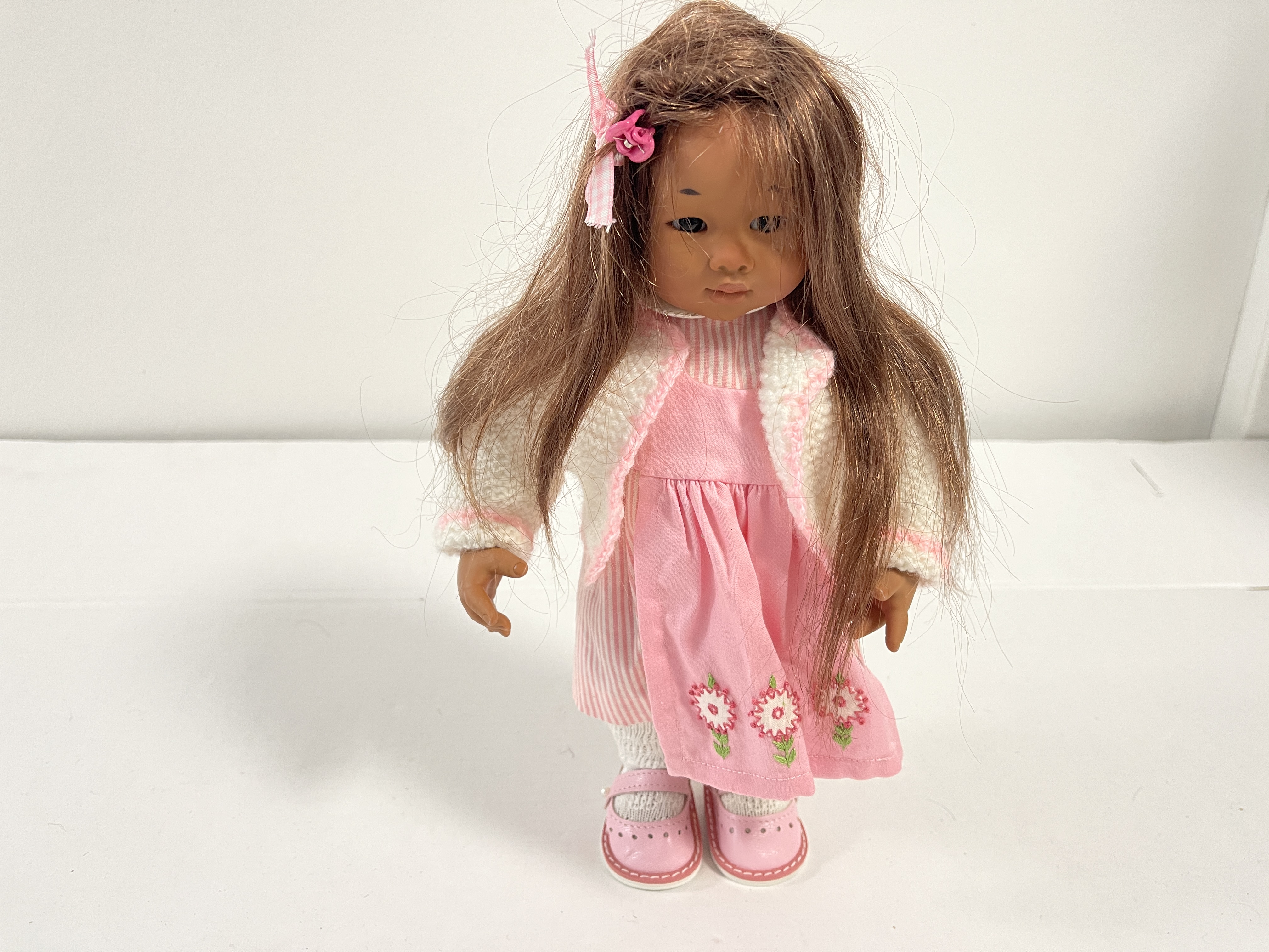 Künstlerpuppe Rosemarie Anna Müller Vinyl Puppe Lykke li 33 cm. Top Zustand 