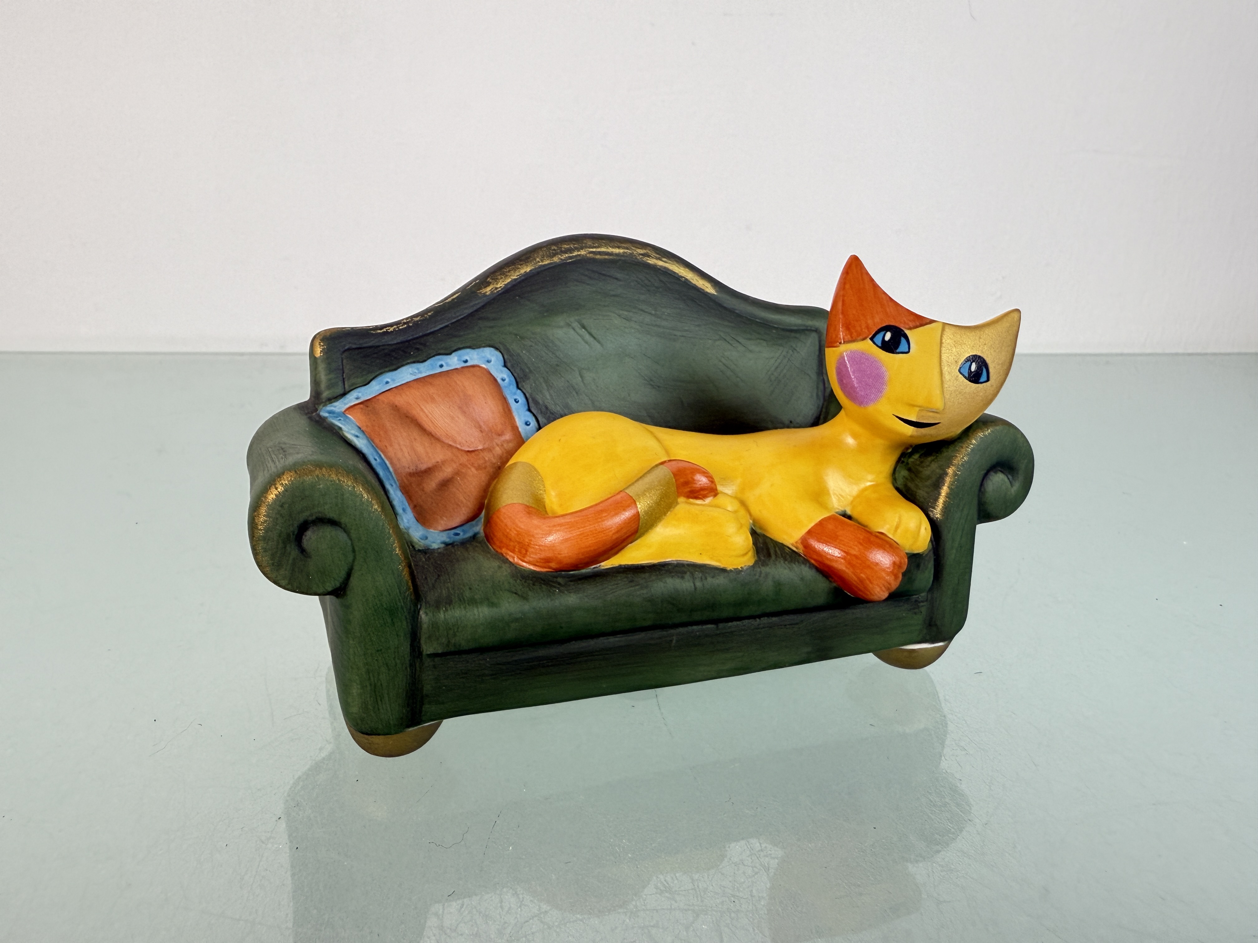 Goebel Figur Rosina Wachtmeister Katze 6 x 13 cm. 1 Wahl - Top Zustand