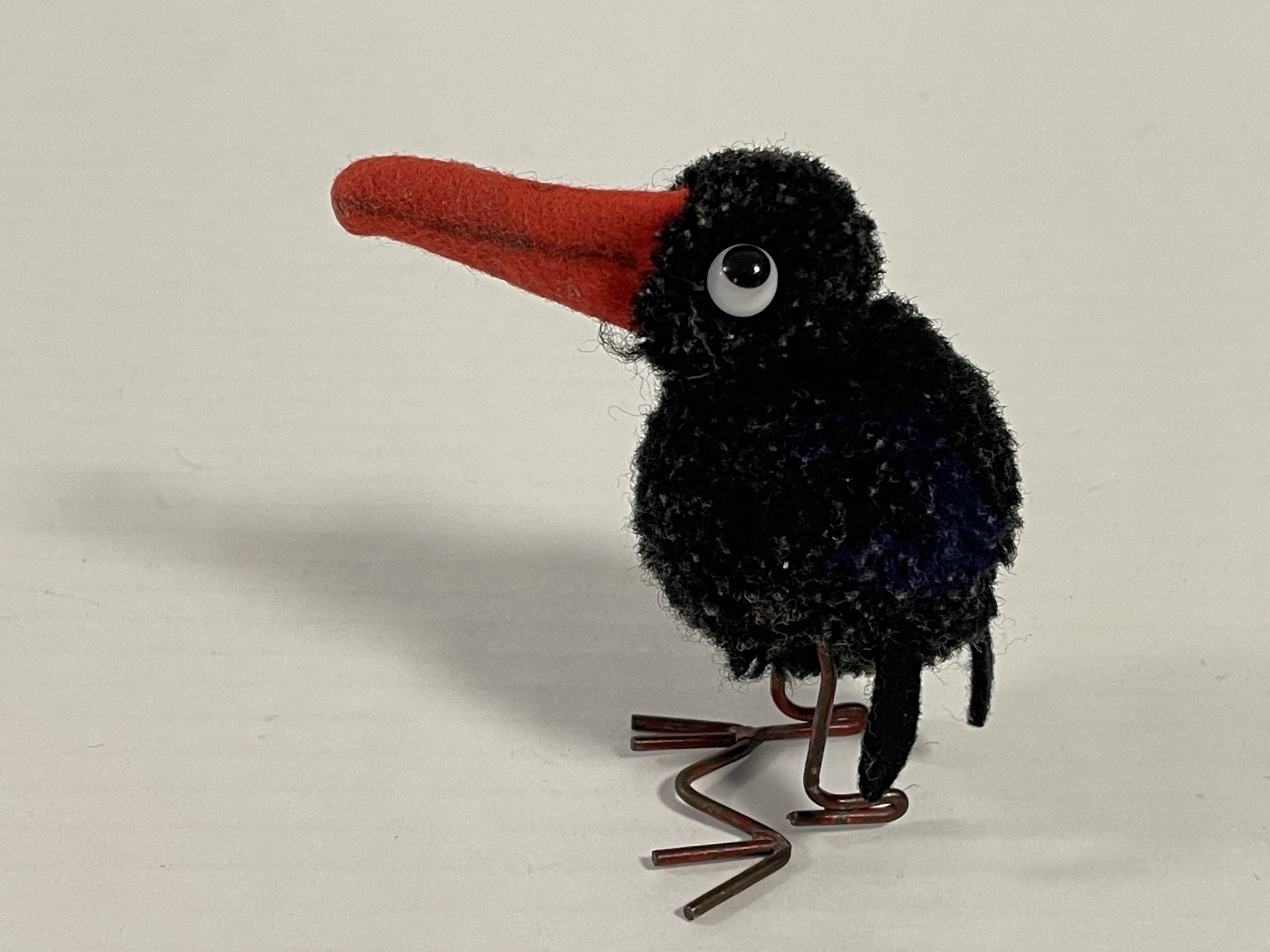 Steiff Tier Rabe 7 cm. Zustand siehe Fotos  