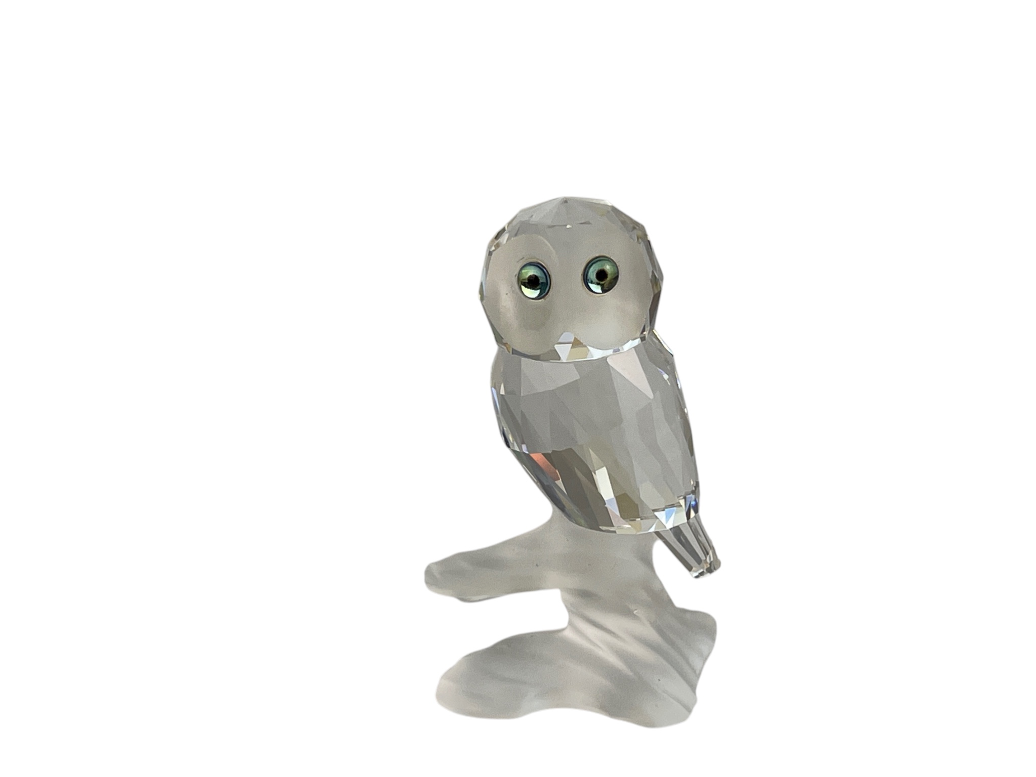 Swarovski Figur 119442 Eule auf Ast 5,7 cm. Top Zustand  