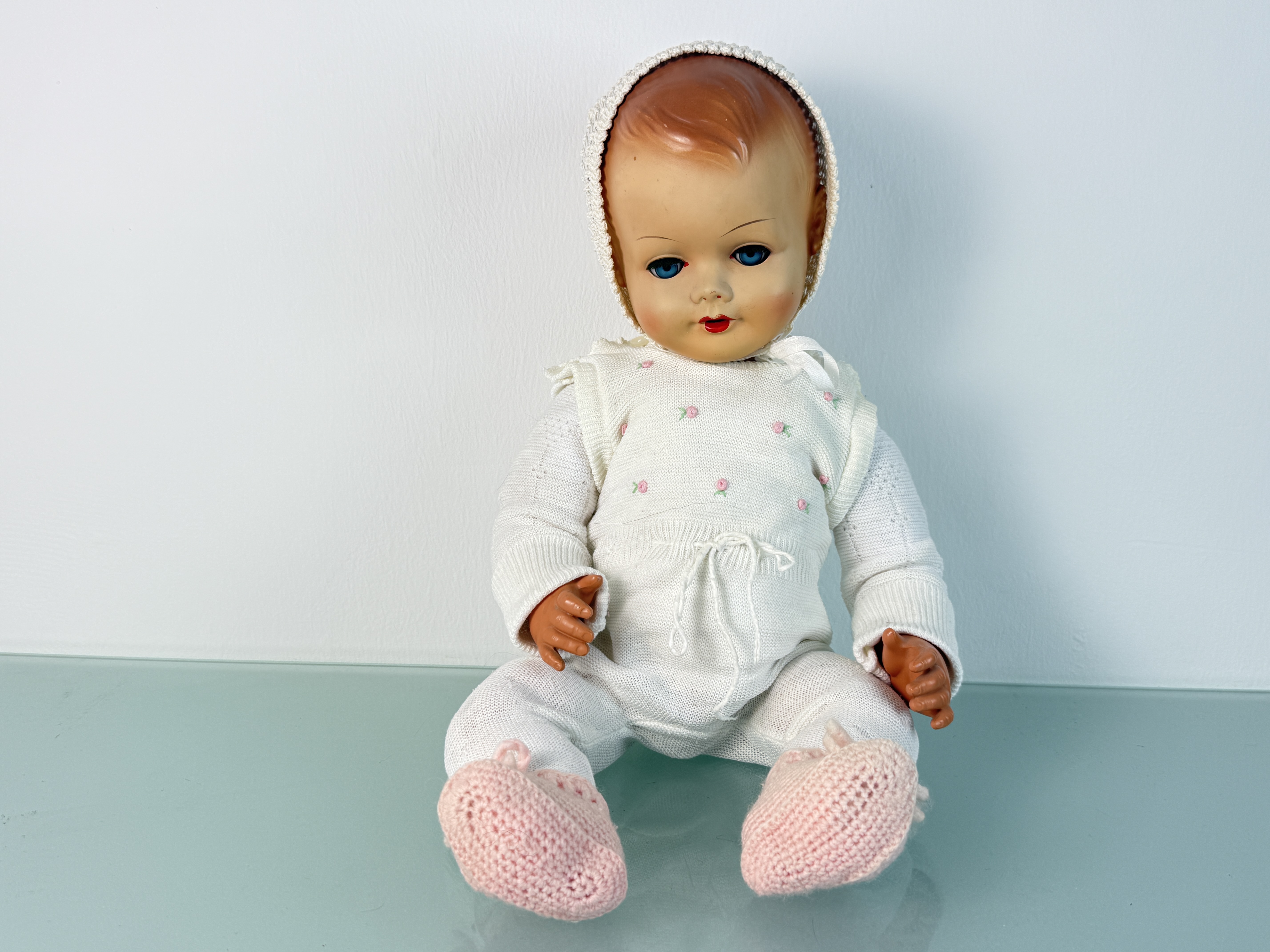 Künstlerpuppe Sammler Alte Zelluloid Puppe 50 cm. Zustand siehe Fotos  