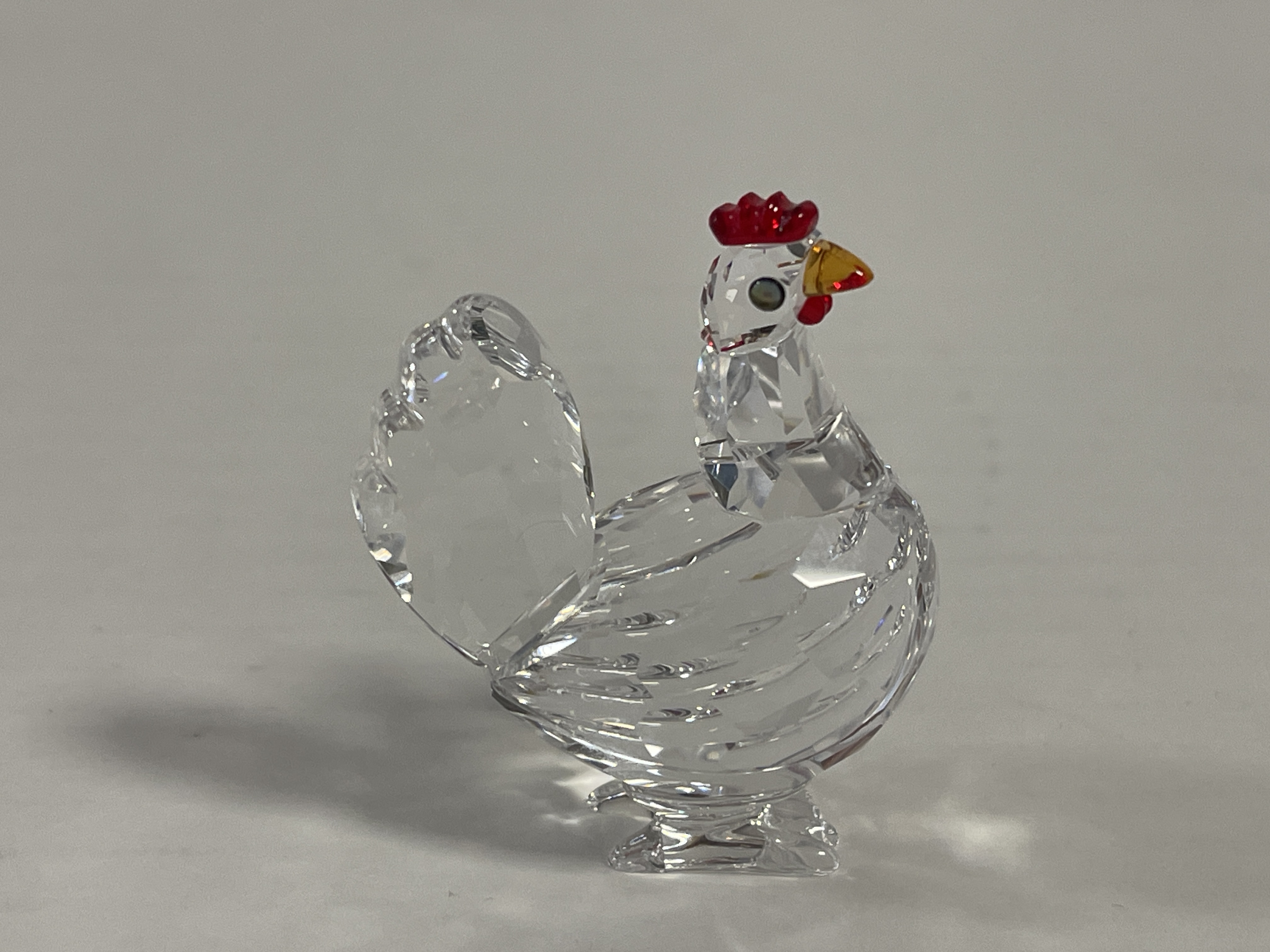  Swarovski Figur 608721 Kristall Henne 4,5 cm. - Top Zustand