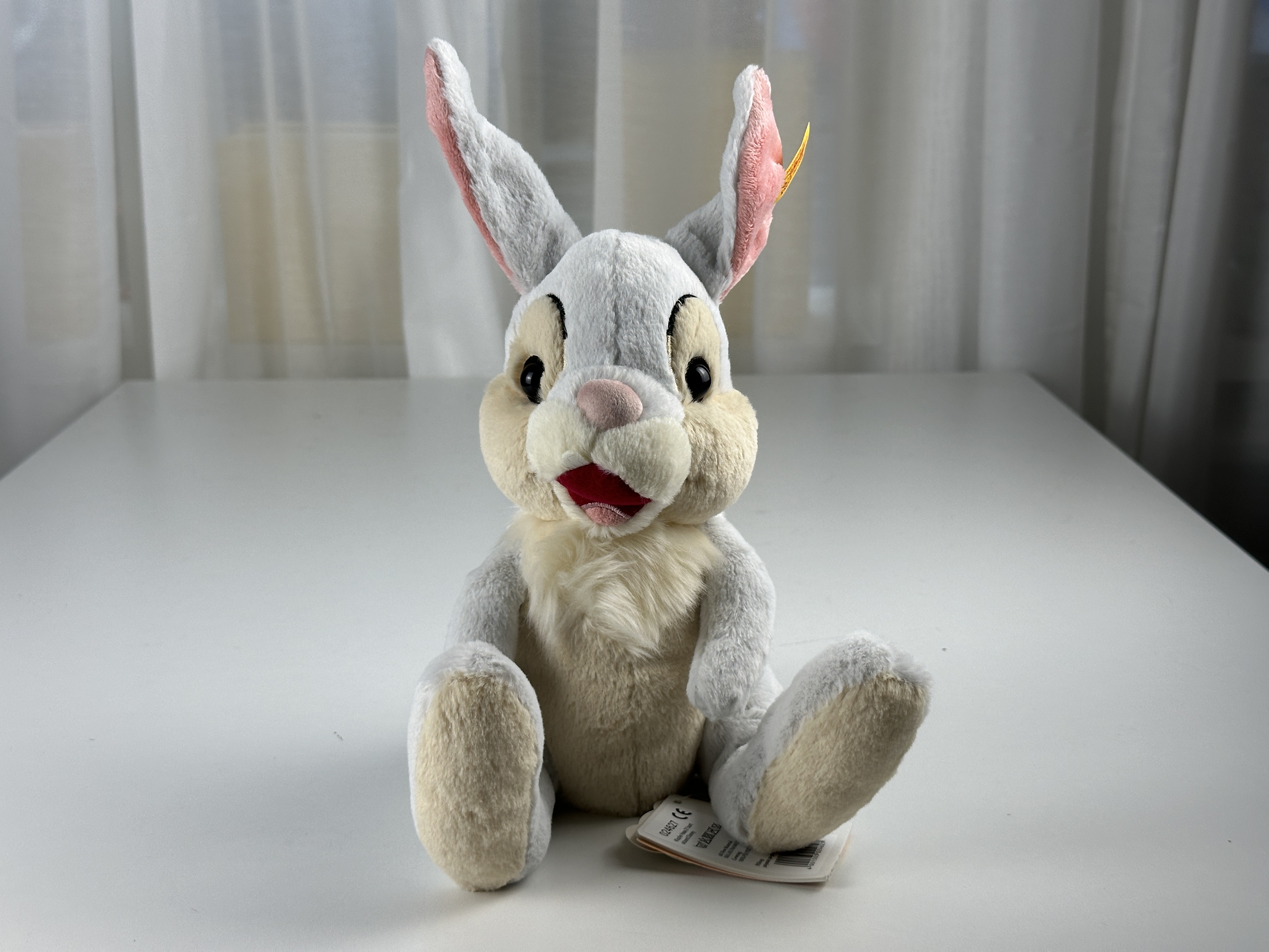 Steiff Tier 024627 Disney Klopfer Hase sitzend 21 cm. Unbenutzt