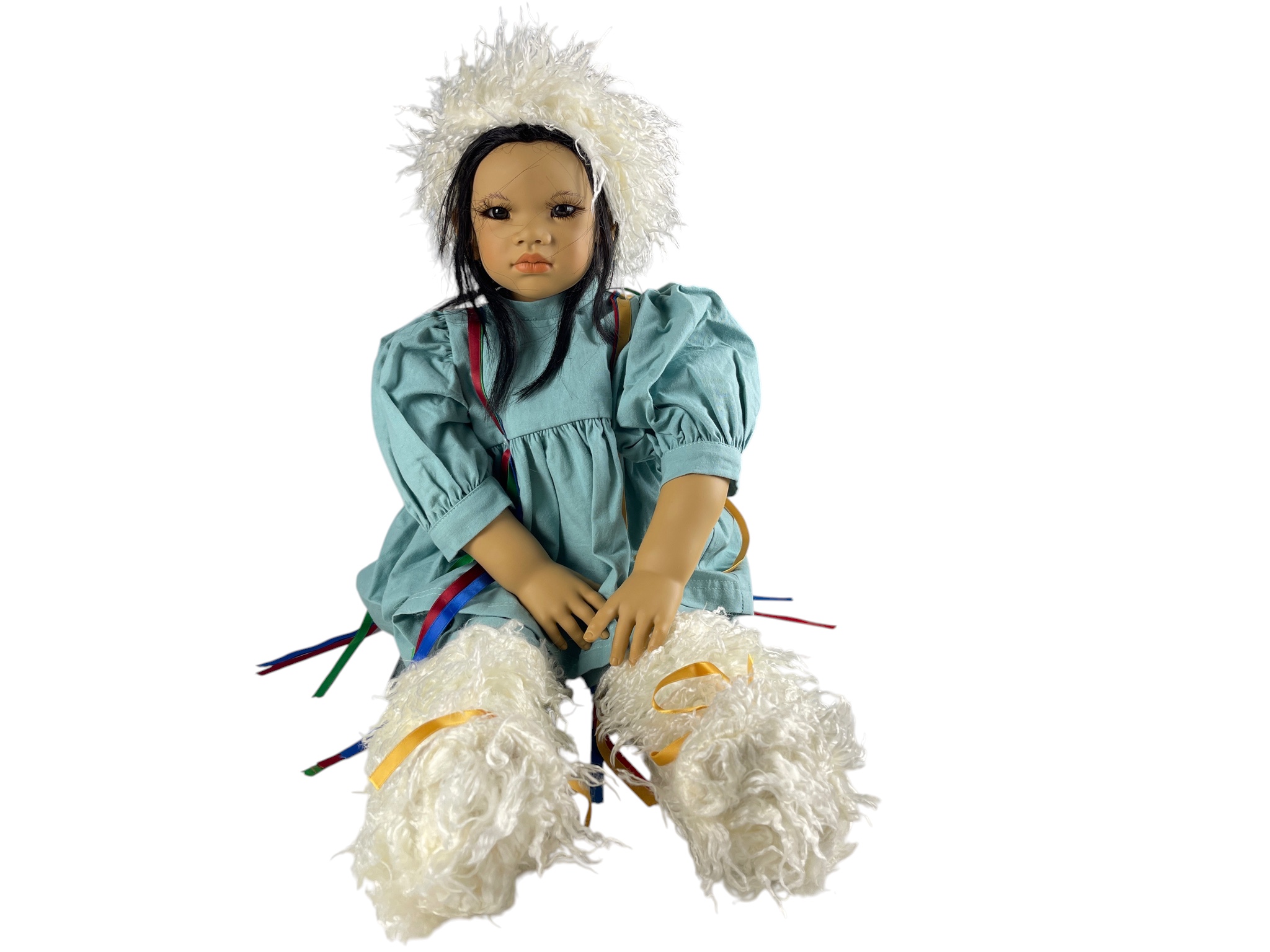 Künstlerpuppe Annette Himstedt Puppe Kima II 60 cm. Top Zustand 