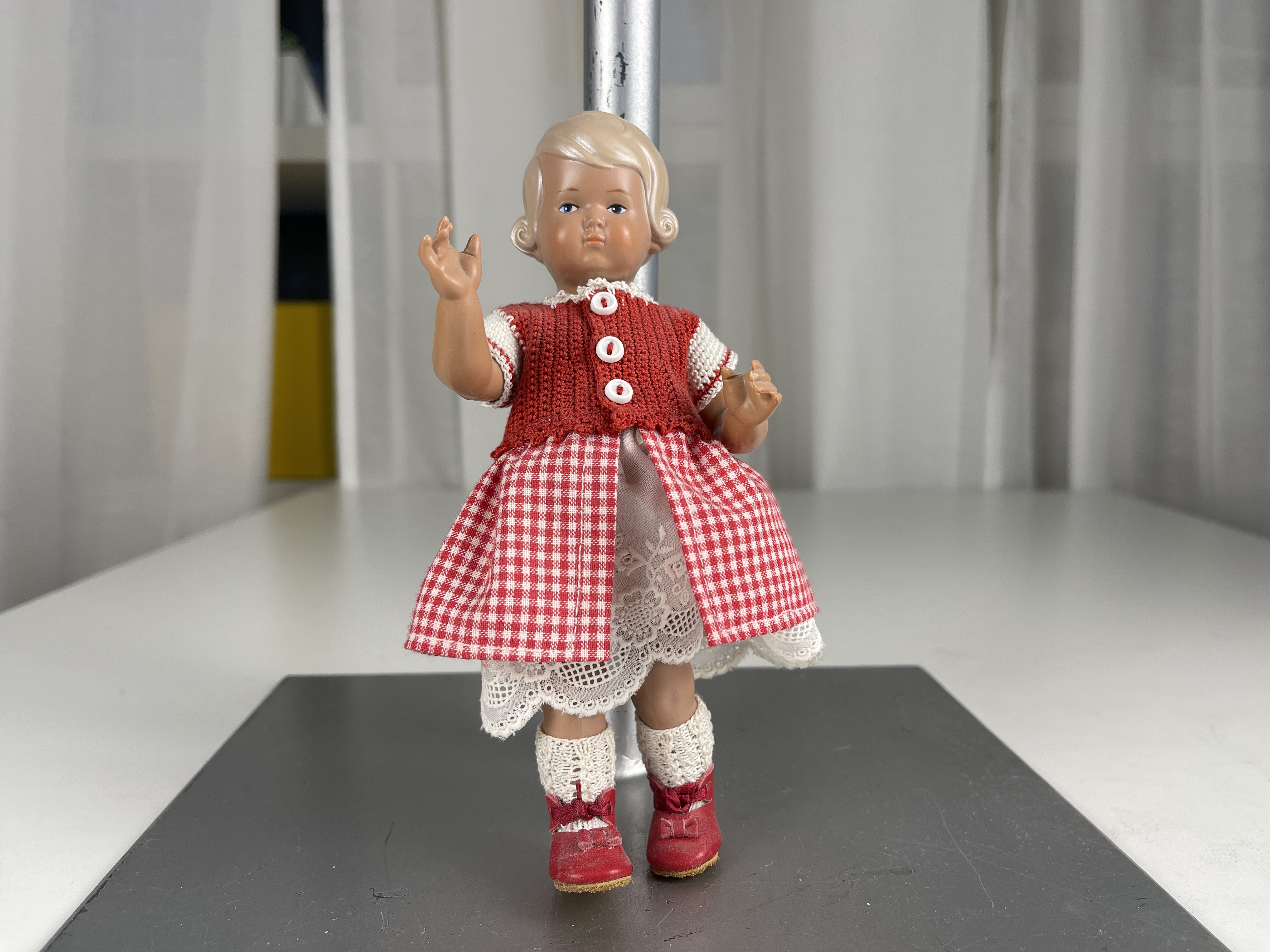 Schildkrötpuppe Tortulon Puppe 18 cm. Top Zustand. 