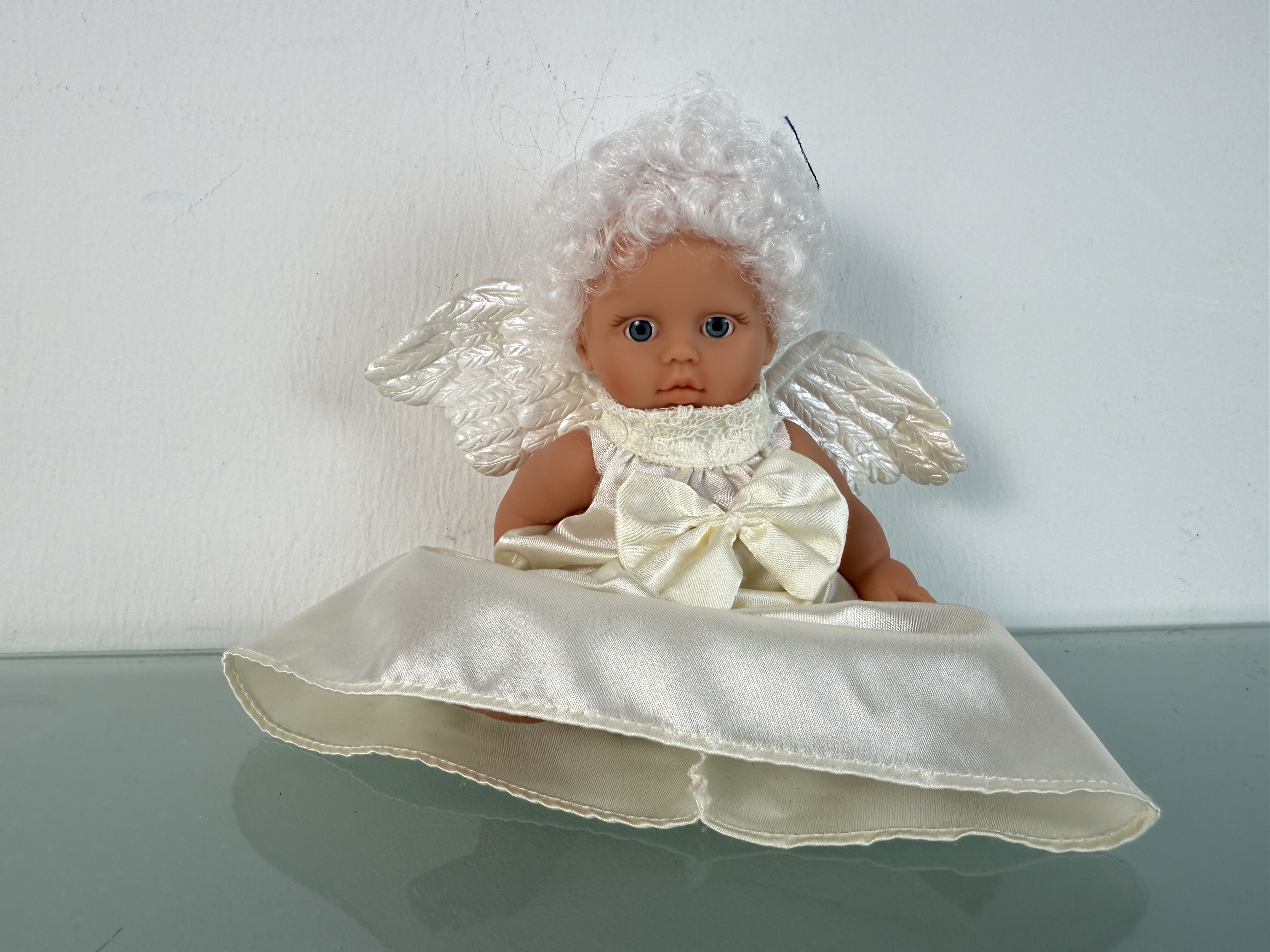 Künstlerpuppe Vinyl Puppe 17 cm Zustand siehe Fotos 