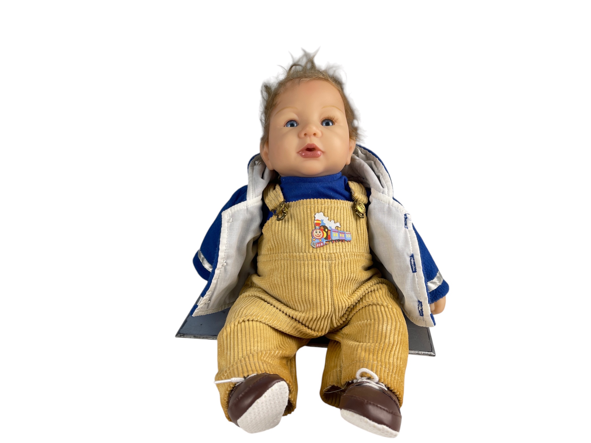 Künstlerpuppe Vinyl Puppe 36 cm Top Zustand 