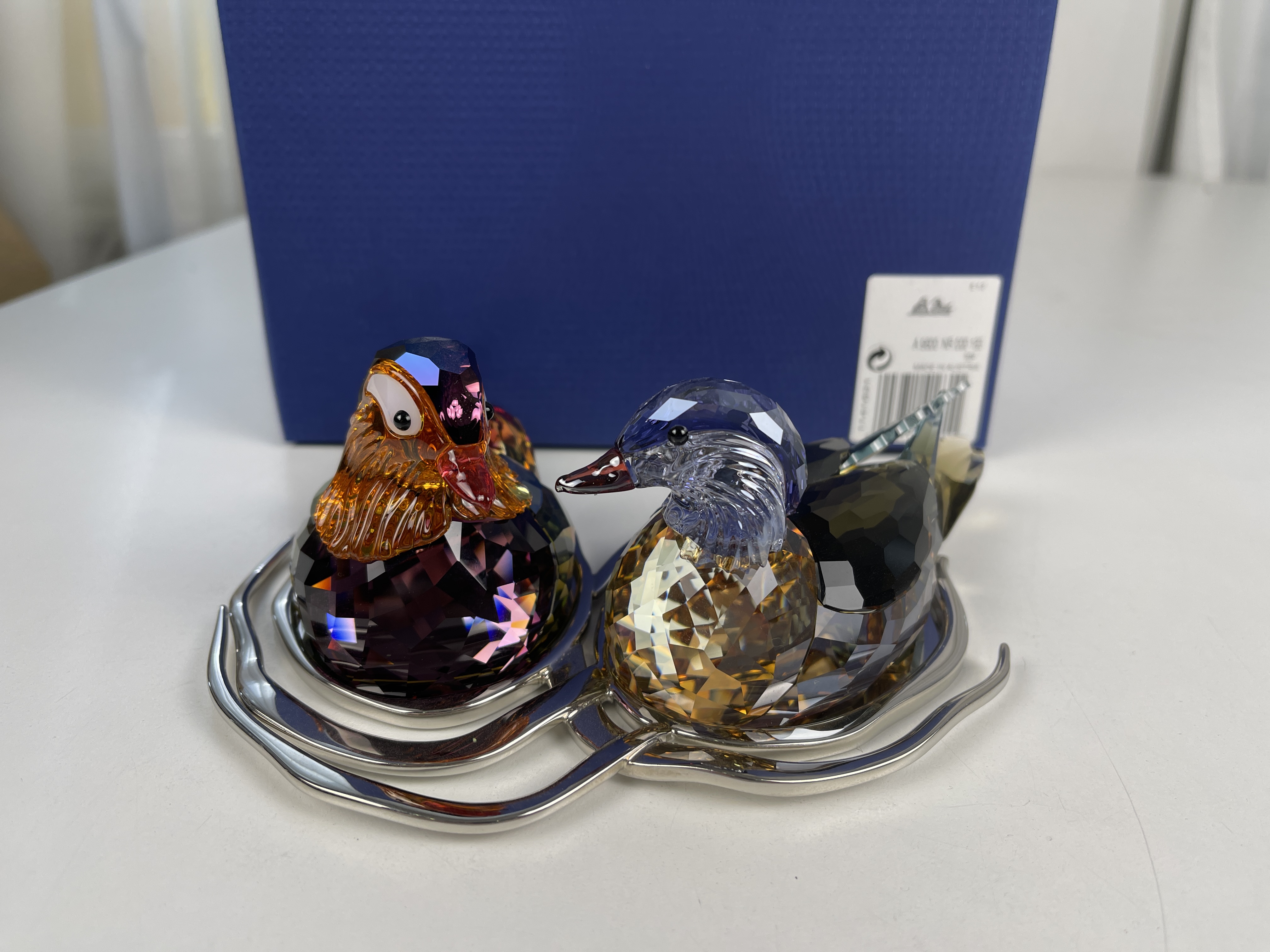 Swarovski Figur 1141631 Mandarinenten Groß 15,7 x 6,3  cm. Ovp Zertifikat Top Zustand 