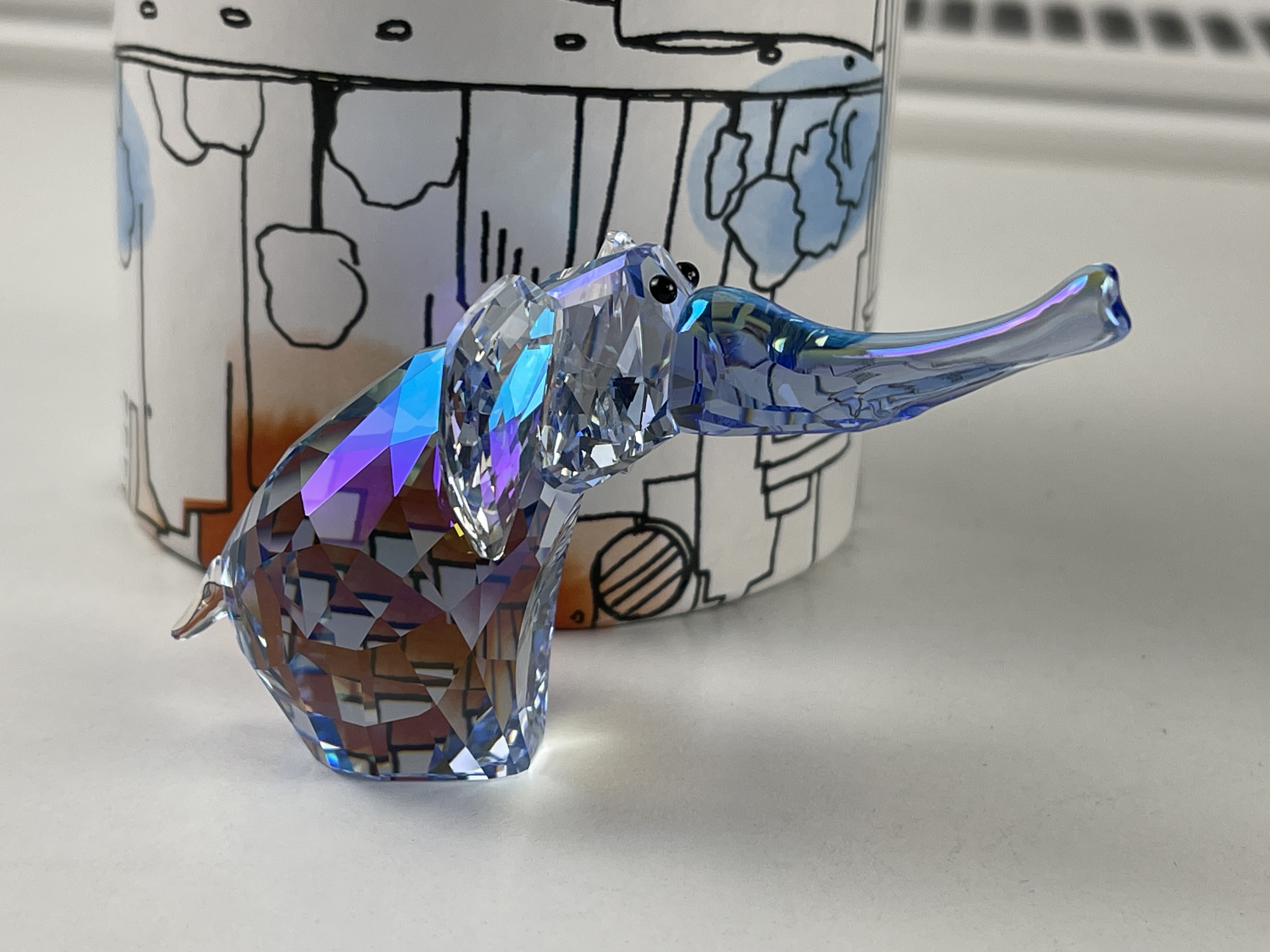 Swarovski Figur 1086136 Elefant Tobi 8,2 cm. Ovp & Zertifikat. Top Zustand 