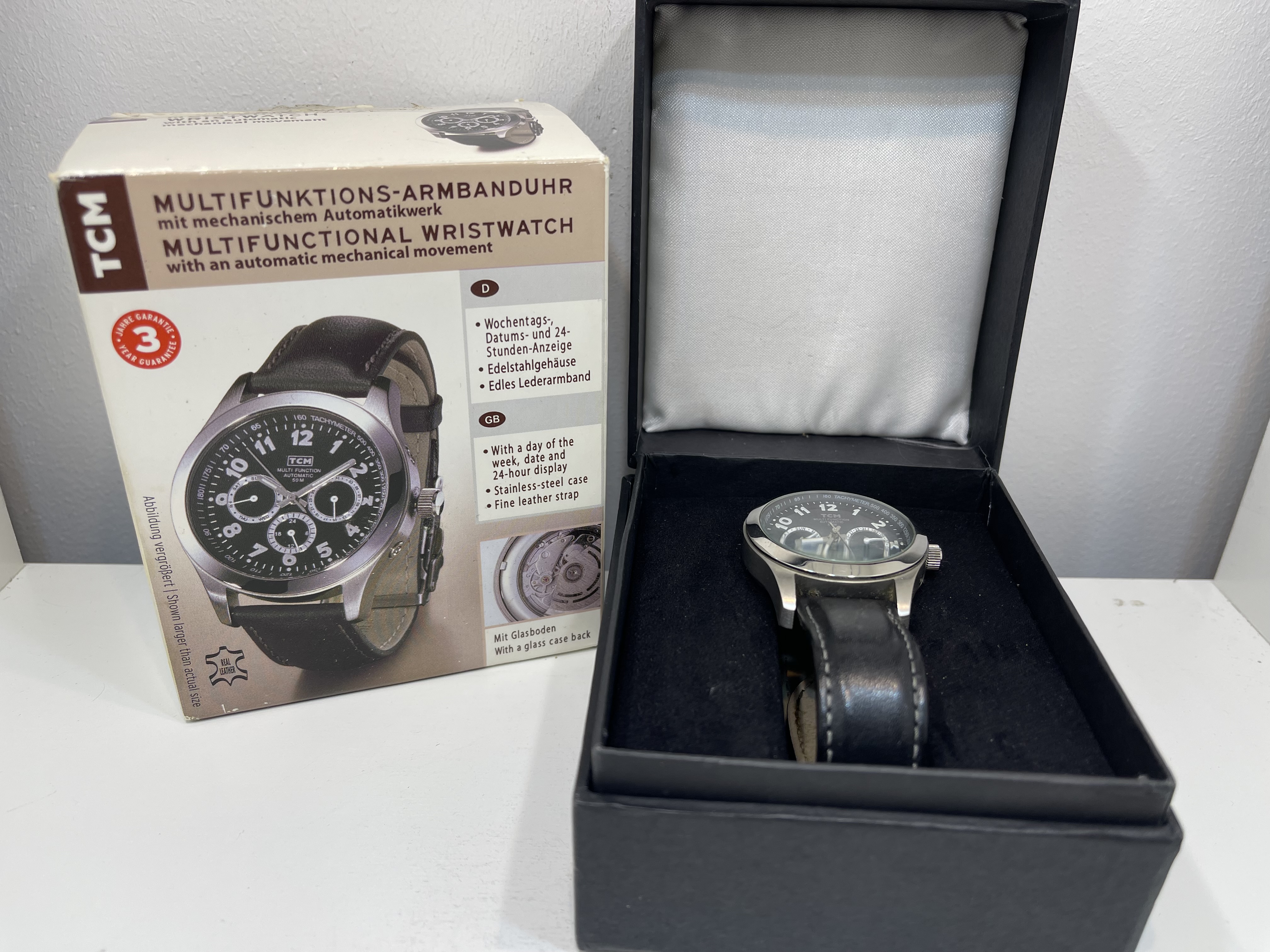 TCM Herren Armbanduhr Automatic - Top Zustand 