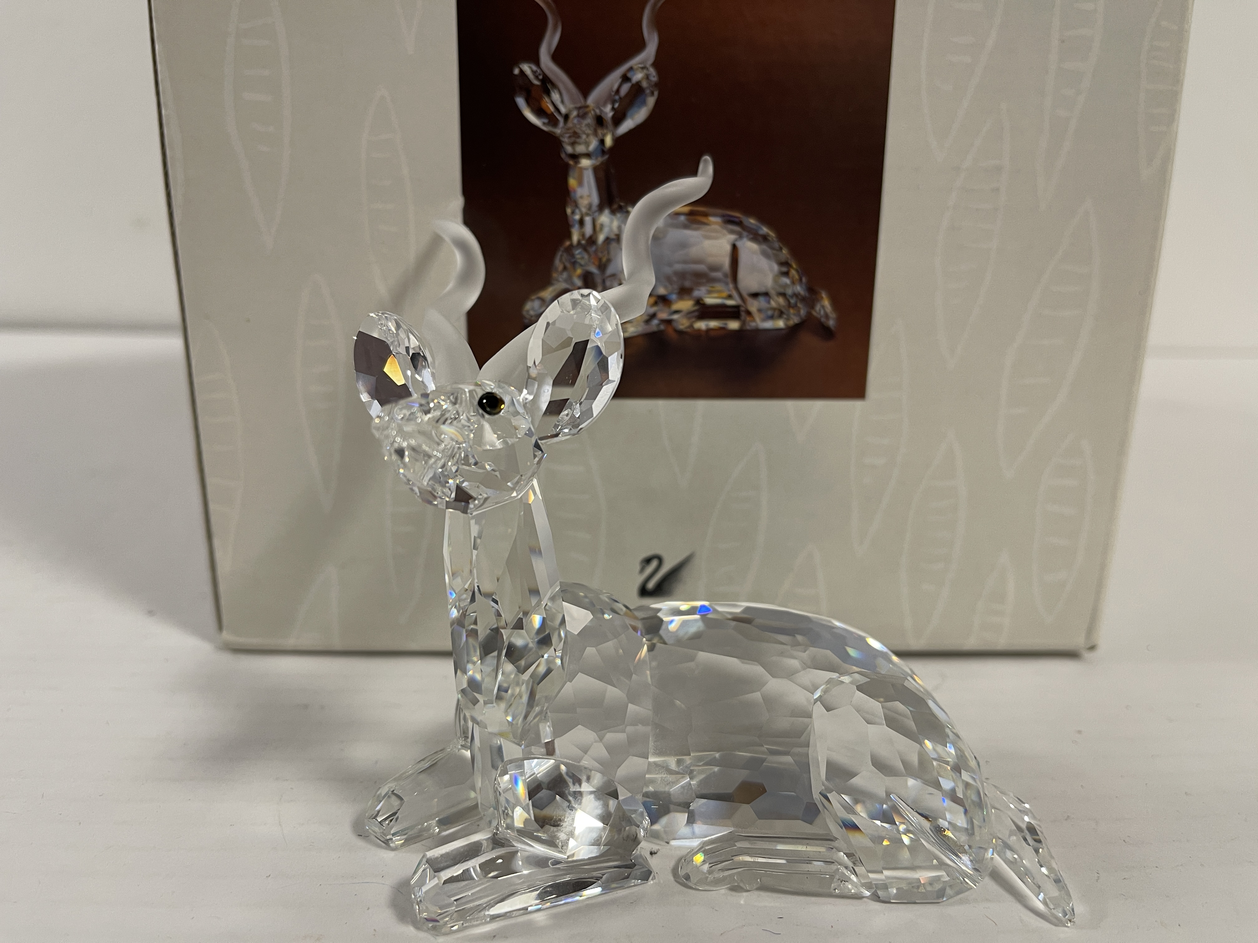 Swarovski Figur 175703 Jahresfigur Kudu 10,5 cm. Mit Ovp & Zertifikat. Top Zustand     