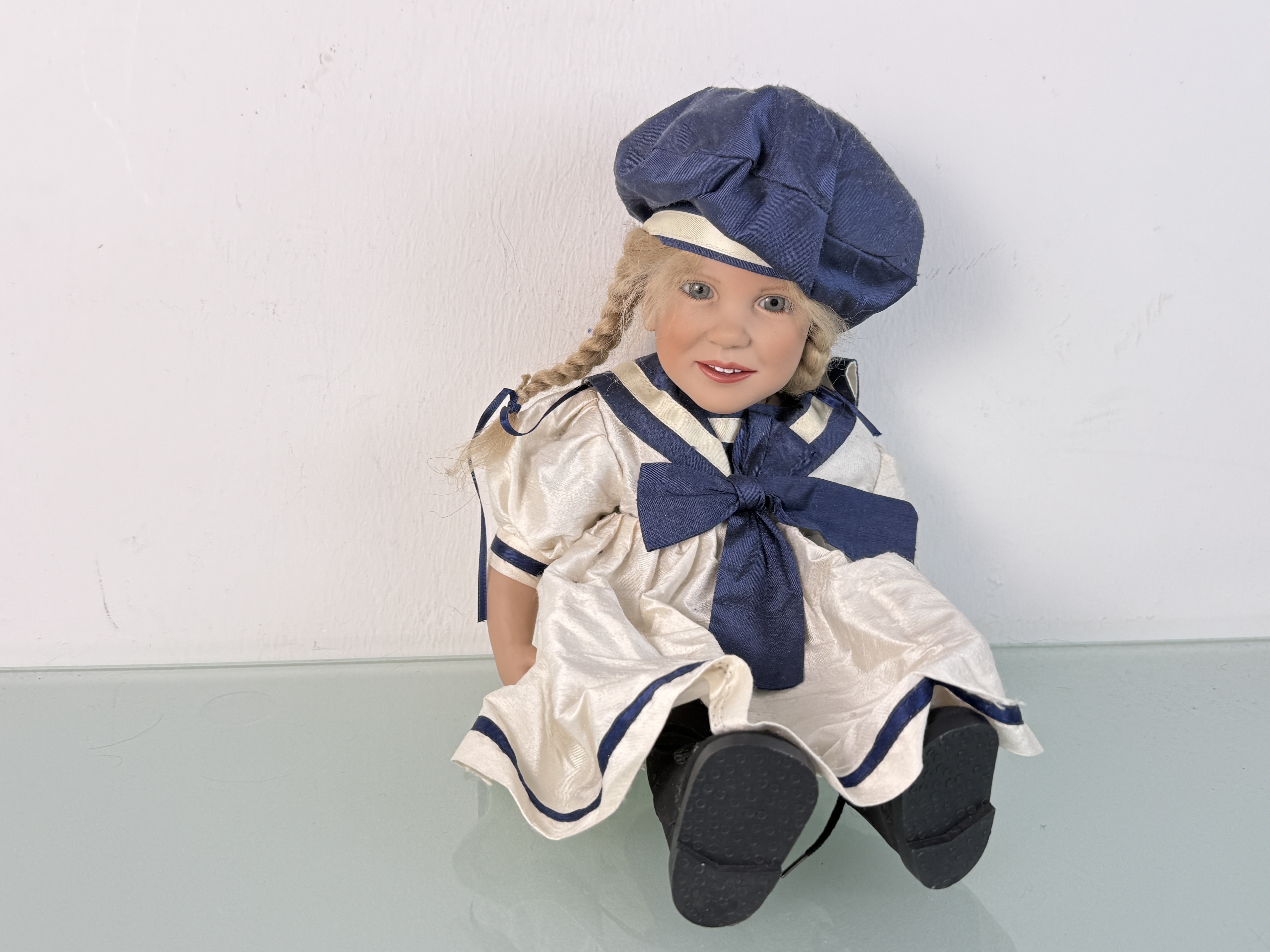 Zwergnase Künstlerpuppe Nicole Marschollek Puppe 37 cm. Top Zustand   
