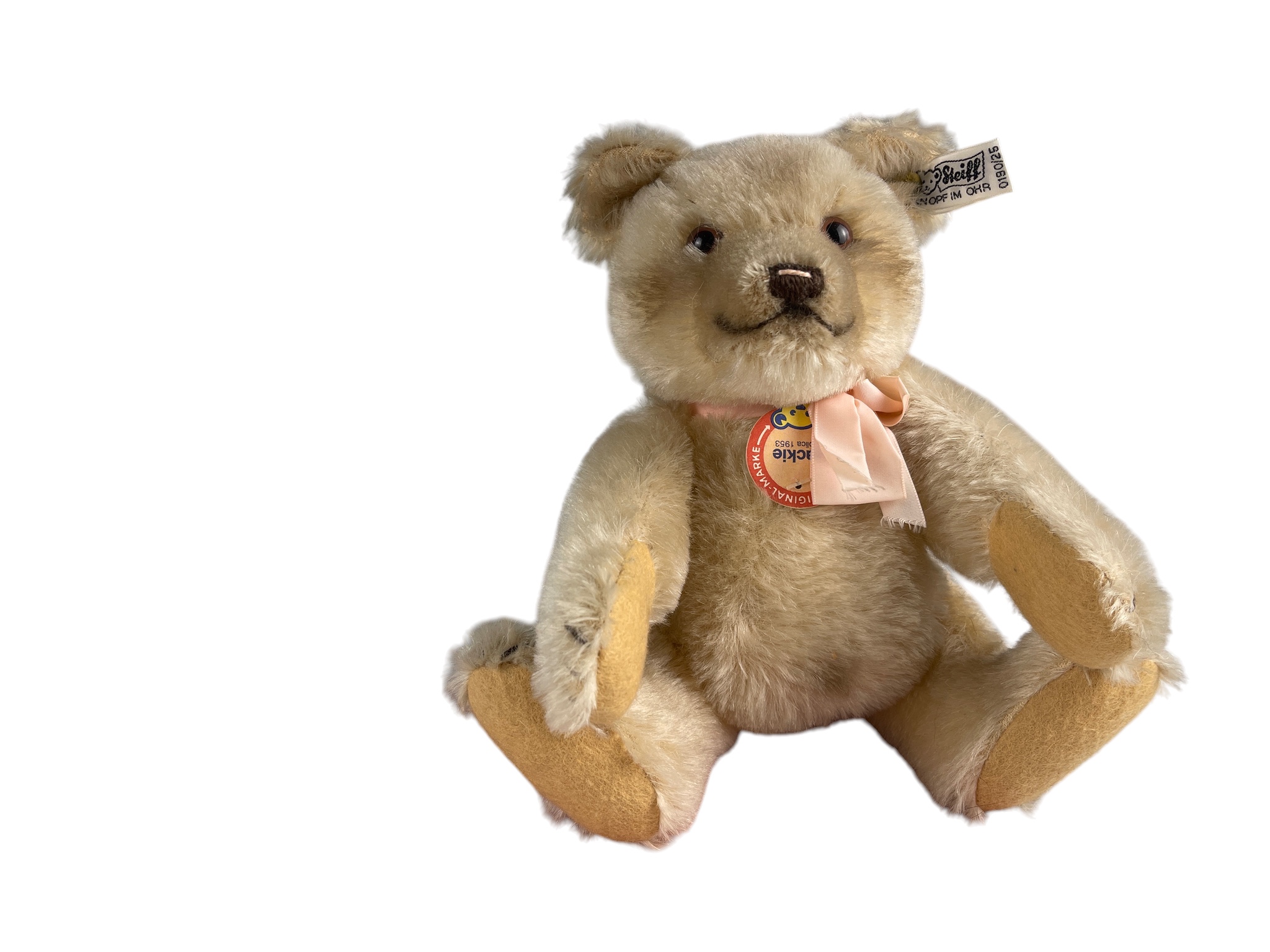 Steiff Tier 0190/25 TeddyBär Jackie 25 cm. Top Zustand  & Zertifikat