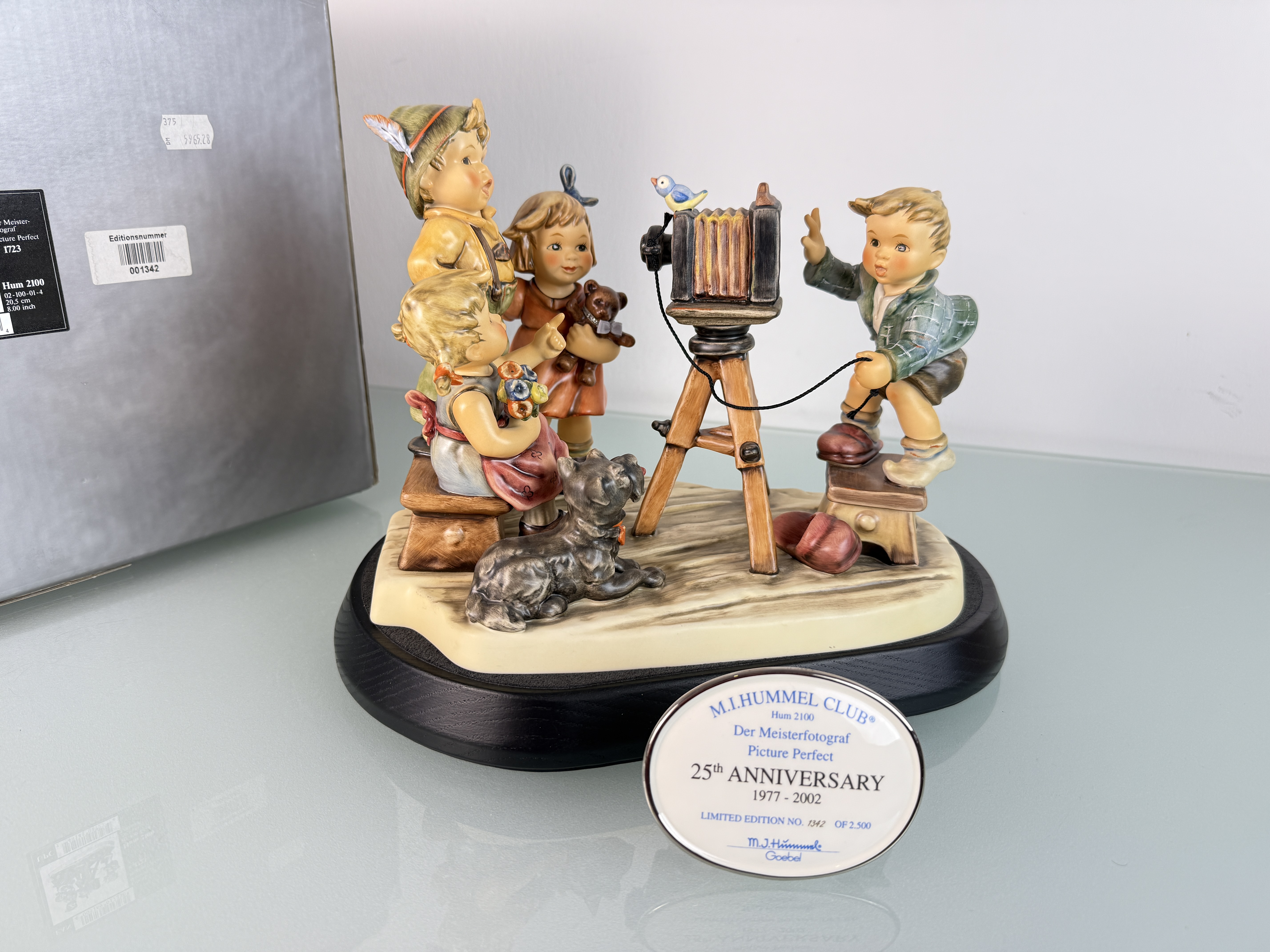 Hummel Figur 2100 Meisterfotograf 20,5 cm. 1 Wahl inkl. Ovp. Top Zustand