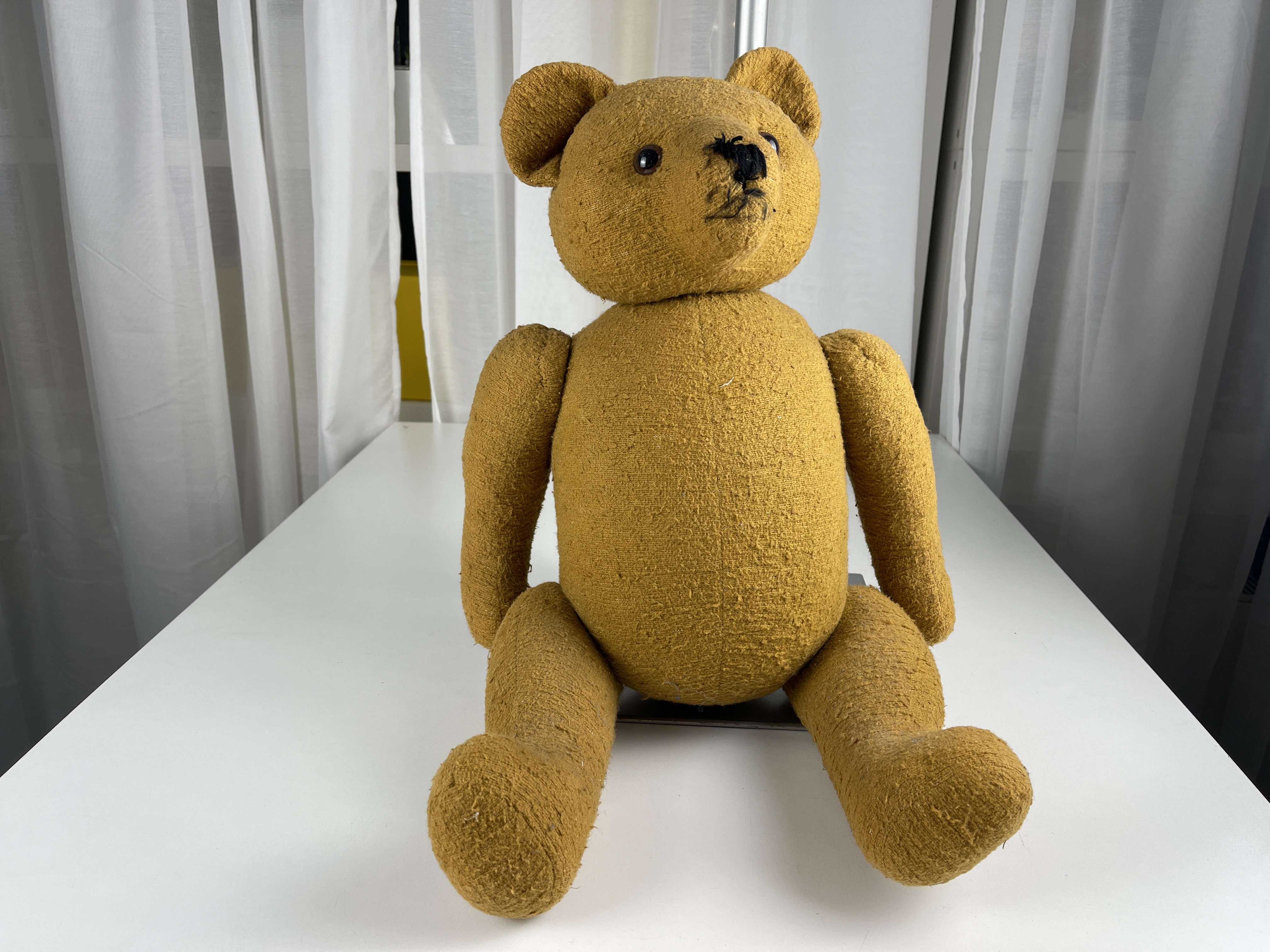 Alter Sammler Teddy Bär Künstlerbär Clemens 55 cm Zustand Siehe Fotos  