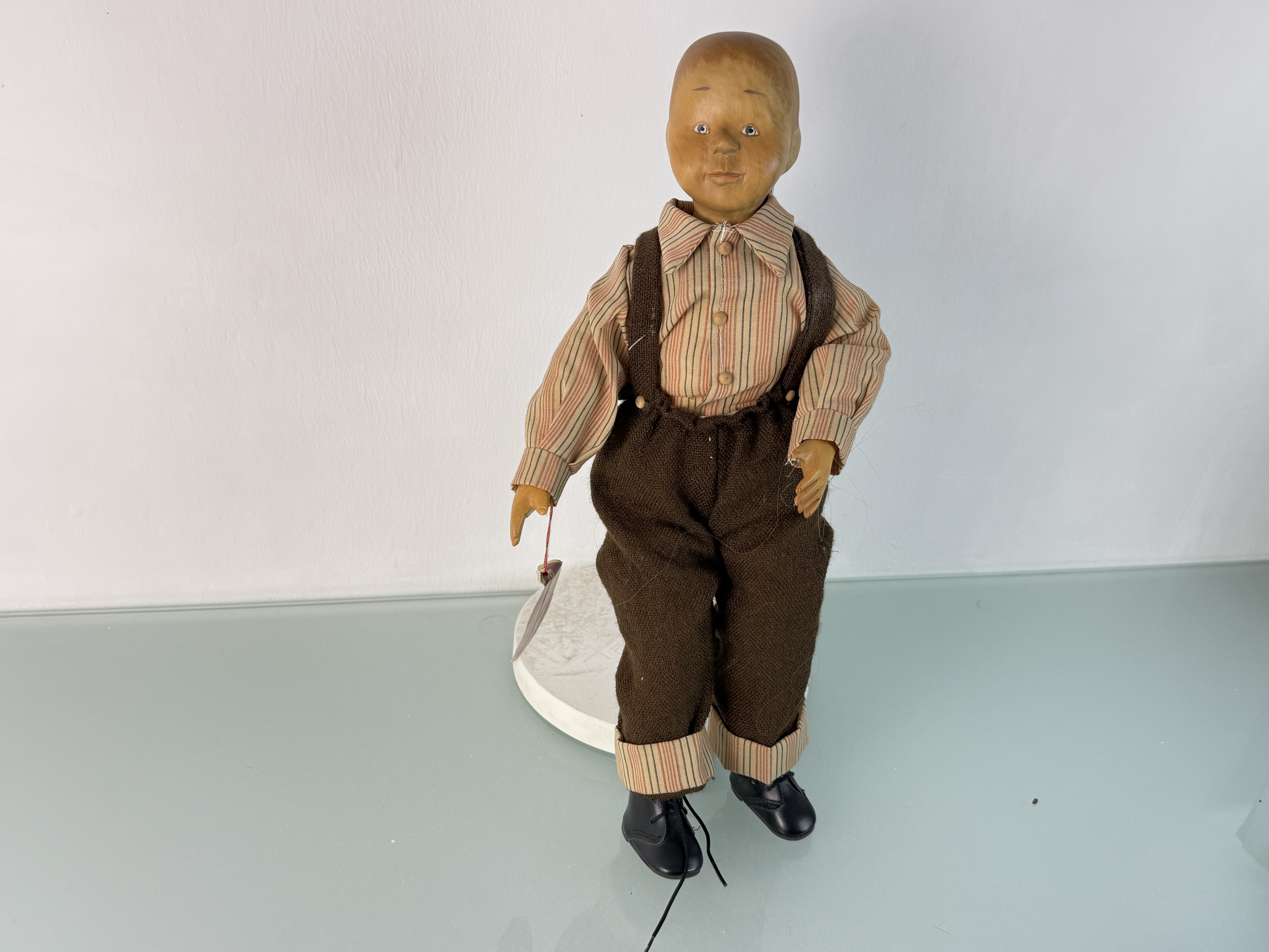 Künstlerpuppe alte Kim Puppe 43 cm. Top Zustand  