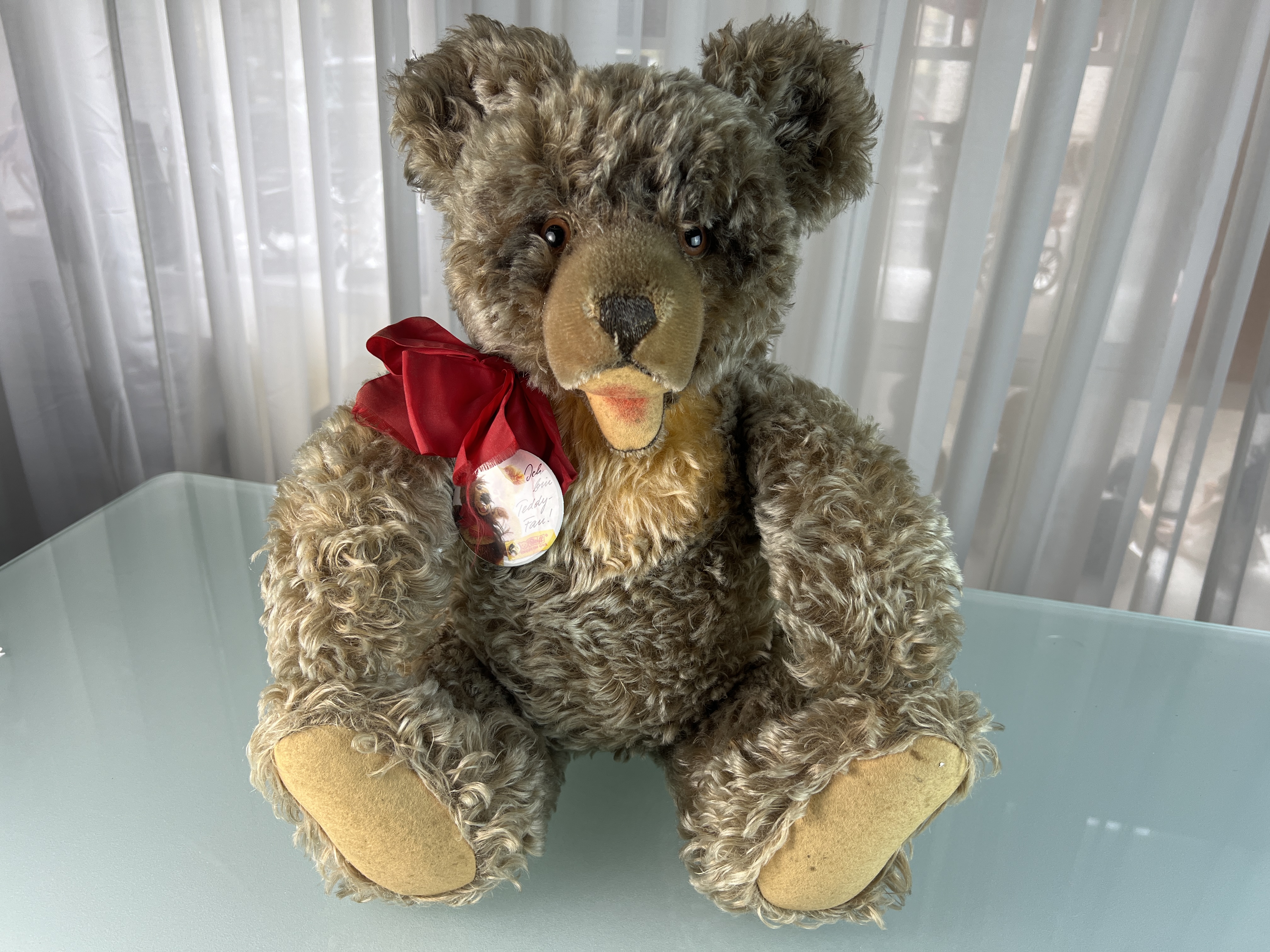 Steiff Tier Teddy Bär 53 cm Ohne Knopf Ohne Fahne Top Zustand 