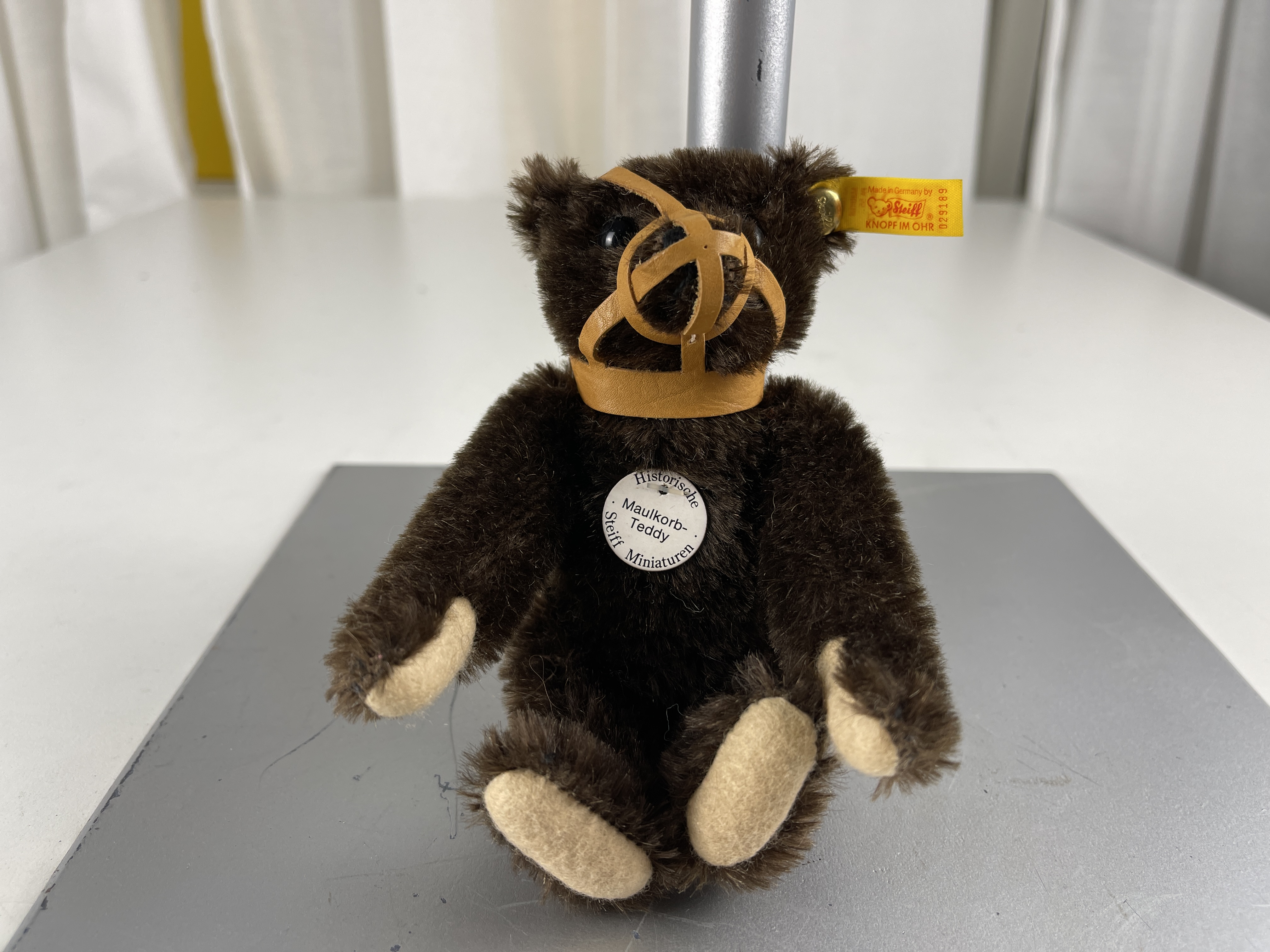 Steiff Tier 029189 Maulkorb Teddy 17 cm Top Zustand   