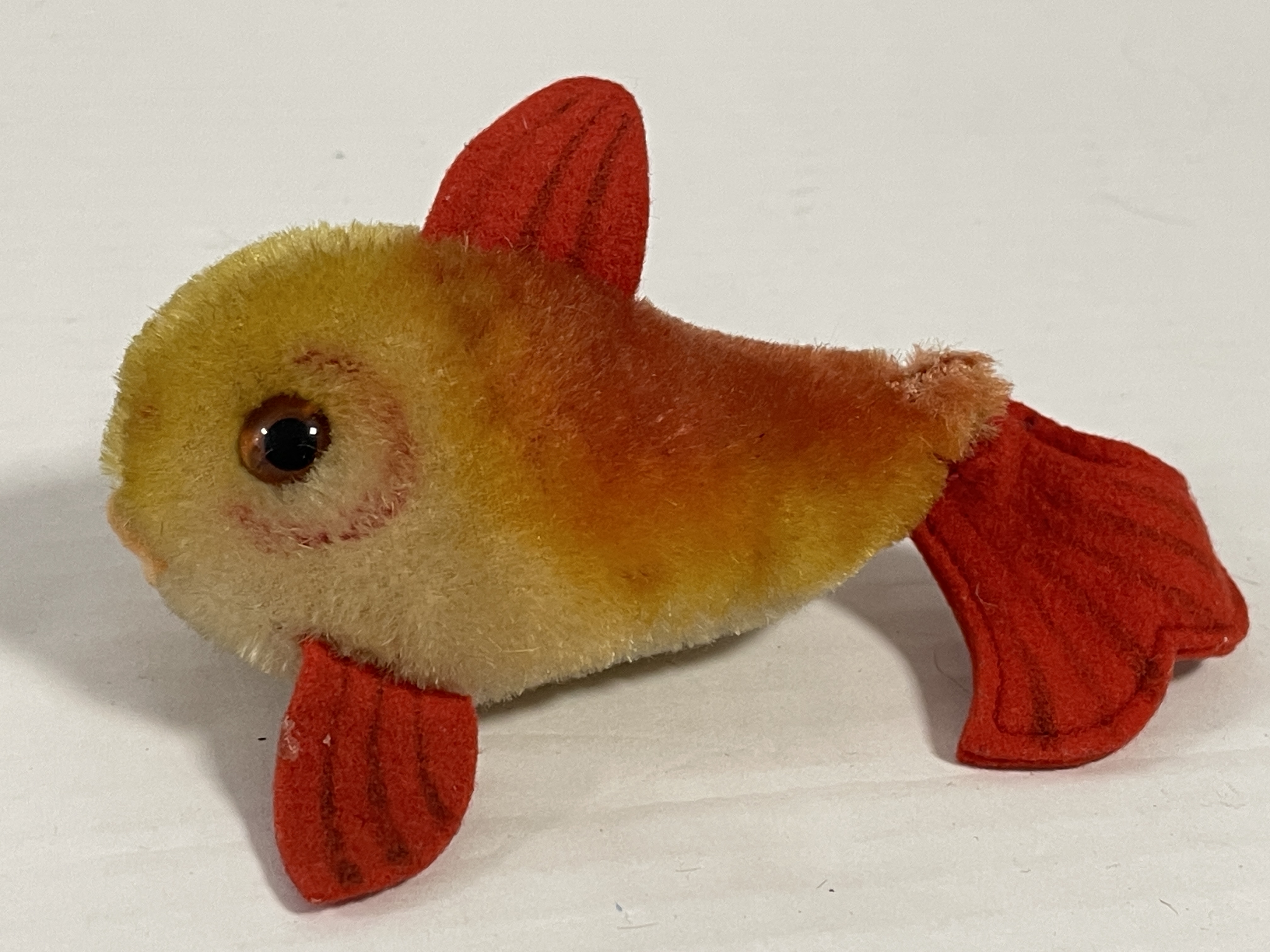 Steiff Stofftier Tier Fisch 14 cm. Top Zustand - Siehe Fotos