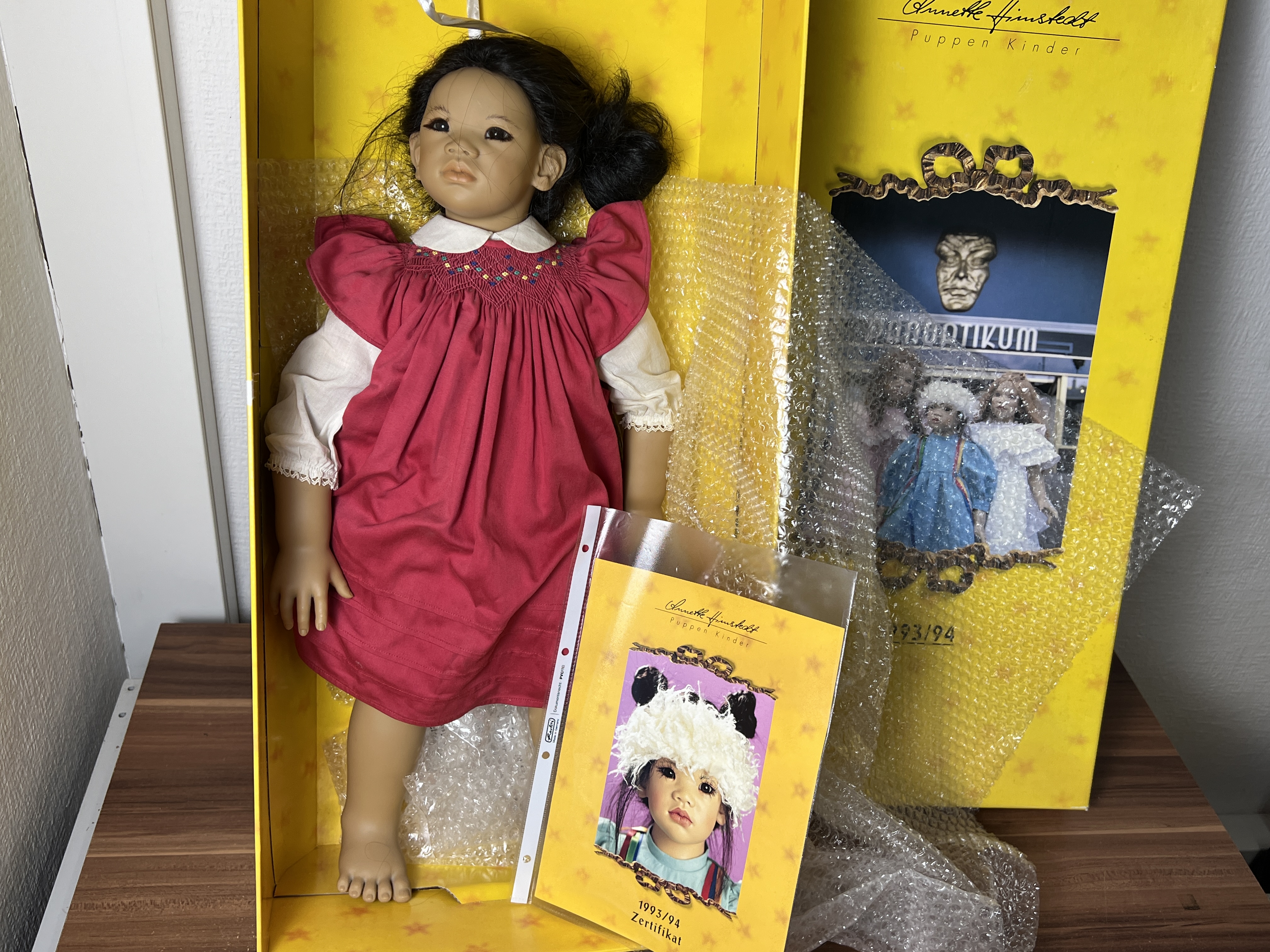 Künstlerpuppe Annette Himstedt Puppe Kima 70 cm. Top Zustand  