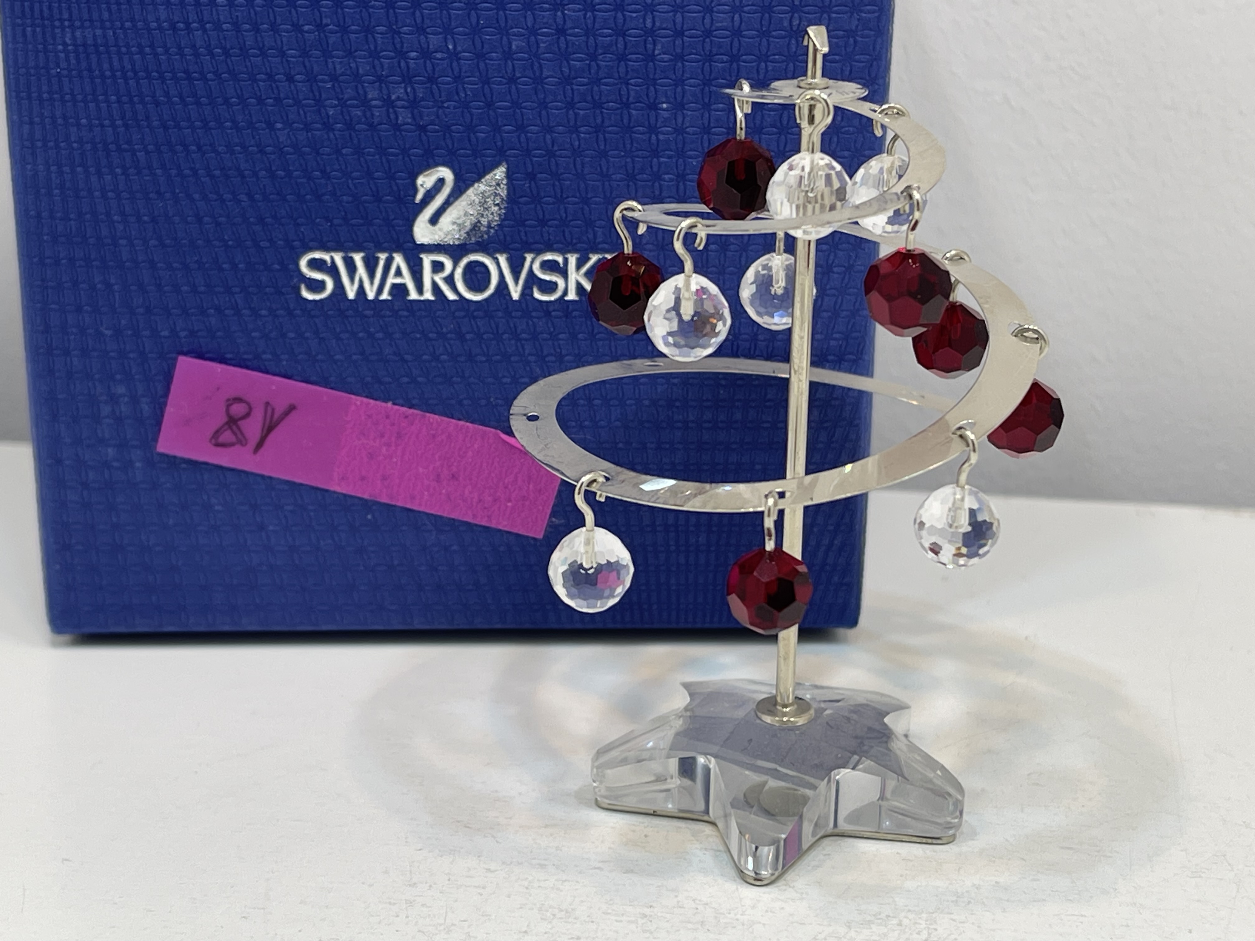 Swarovski Figur 604190 Weihnachtsbaum 8,2 cm + OVP & Zertifikat. unvollständig