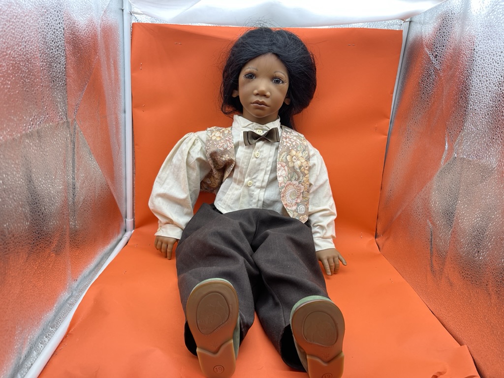 Annette Himstedt Puppe Pancho 70 cm. Top Zustand 