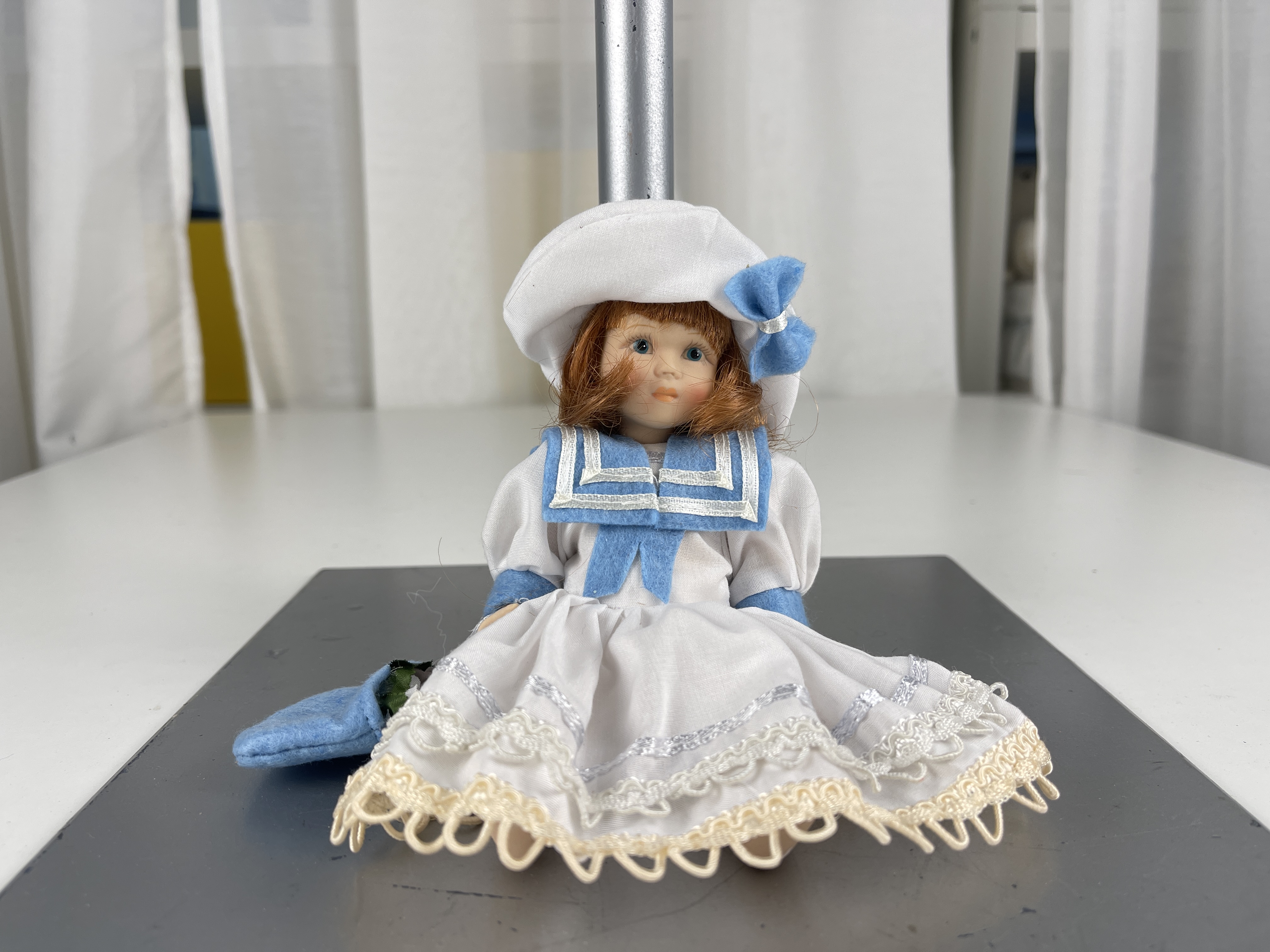 Sammler Porzellan Puppe 18 cm. Top Zustand