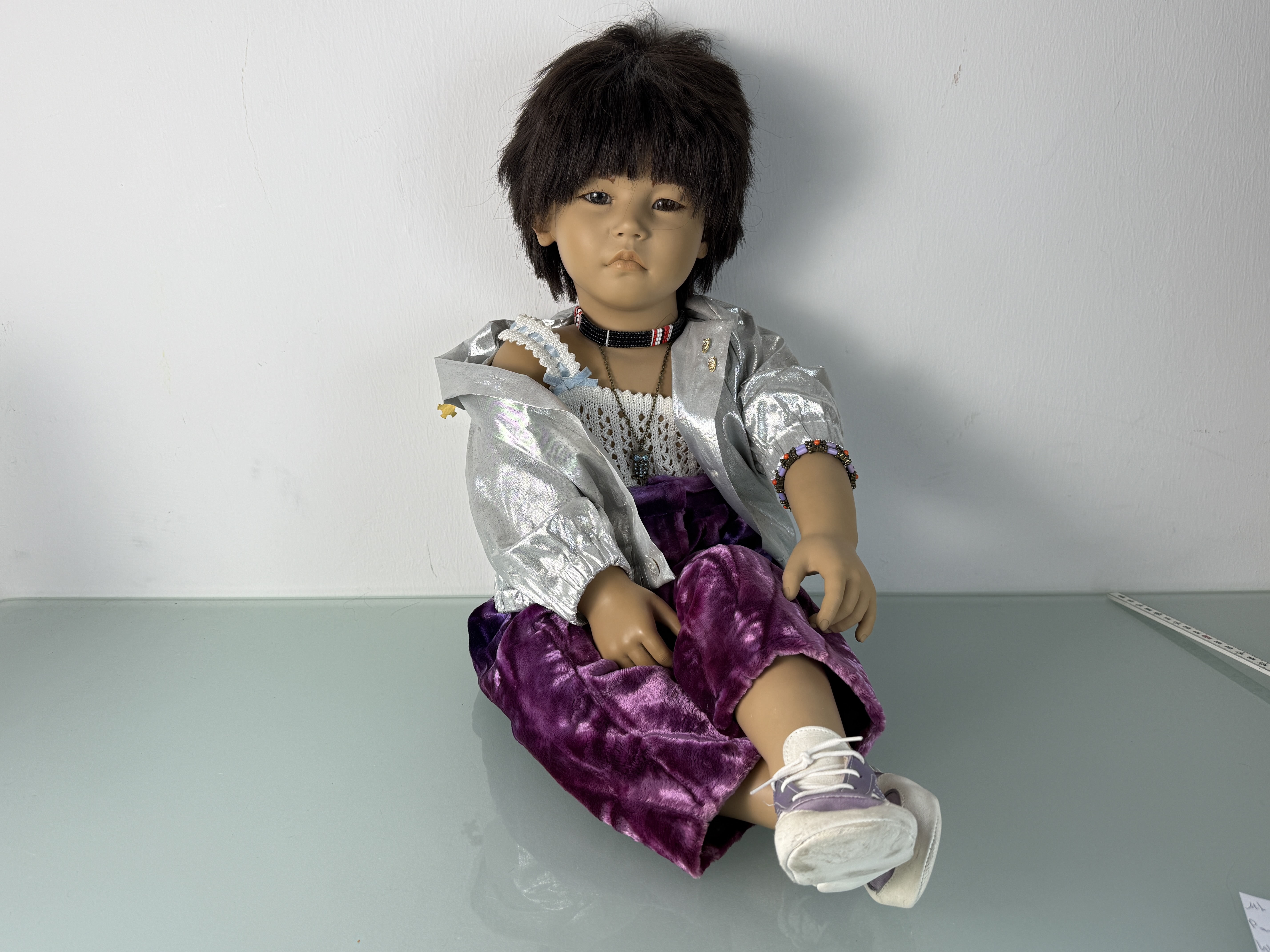 Künstlerpuppe Annette Himstedt Puppe Vinyl Makimura 80 cm. Top Zustand