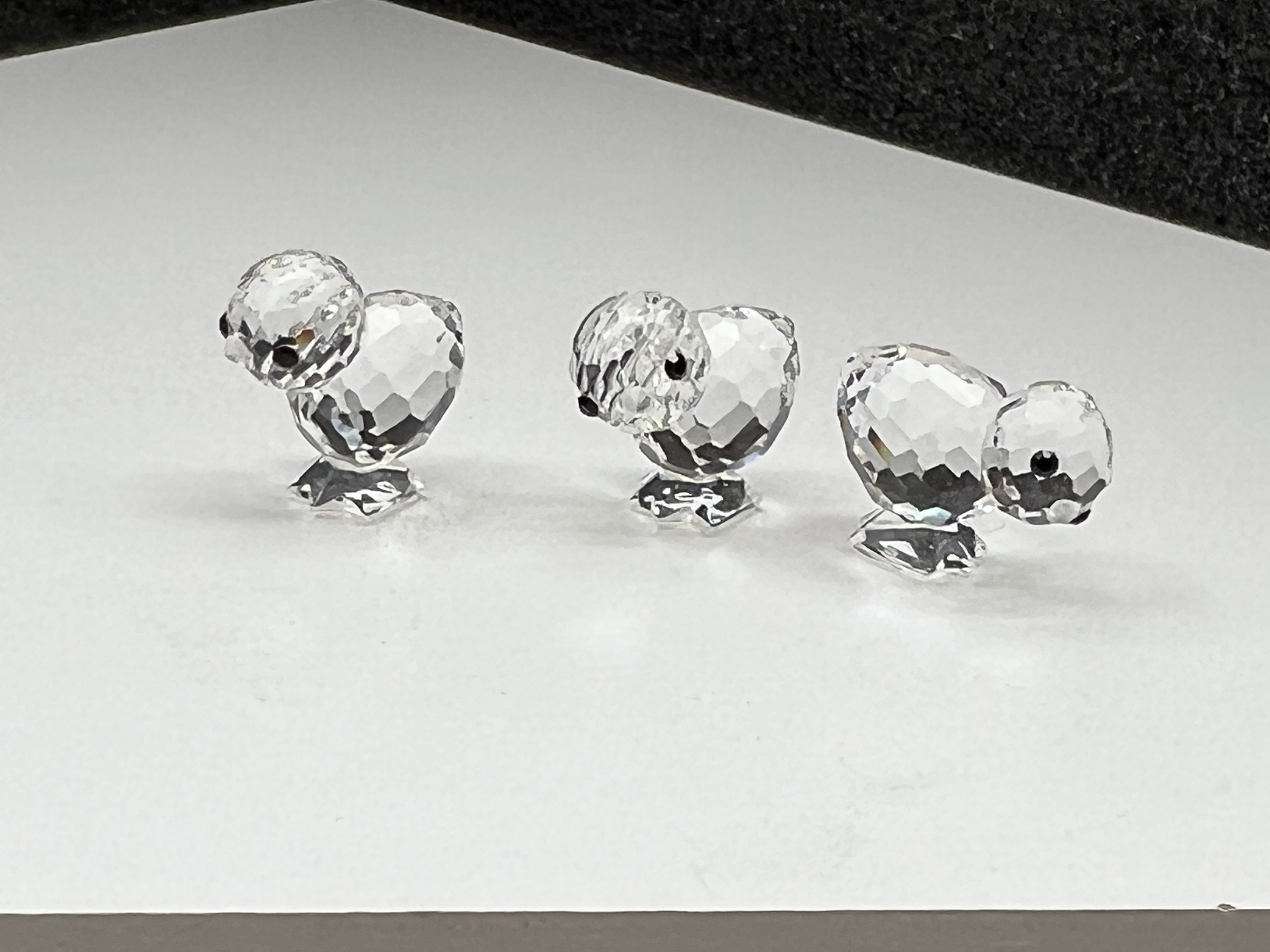  Swarovski 014824 Figuren 3 Küken je 2 cm. Top Zustand.