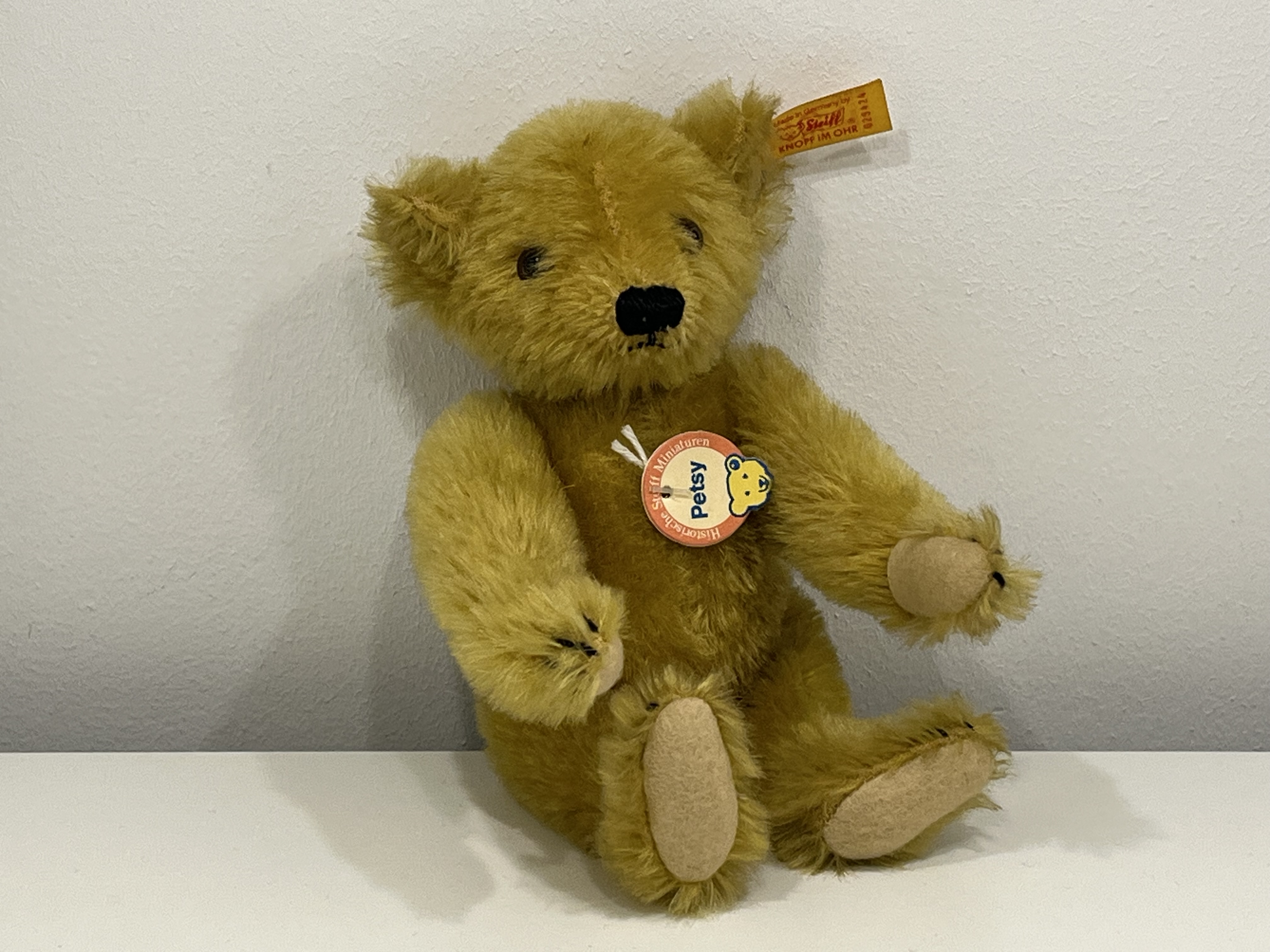 Steiff Tier 029424 Petsy - Teddy 17 cm. Top Zustand 
