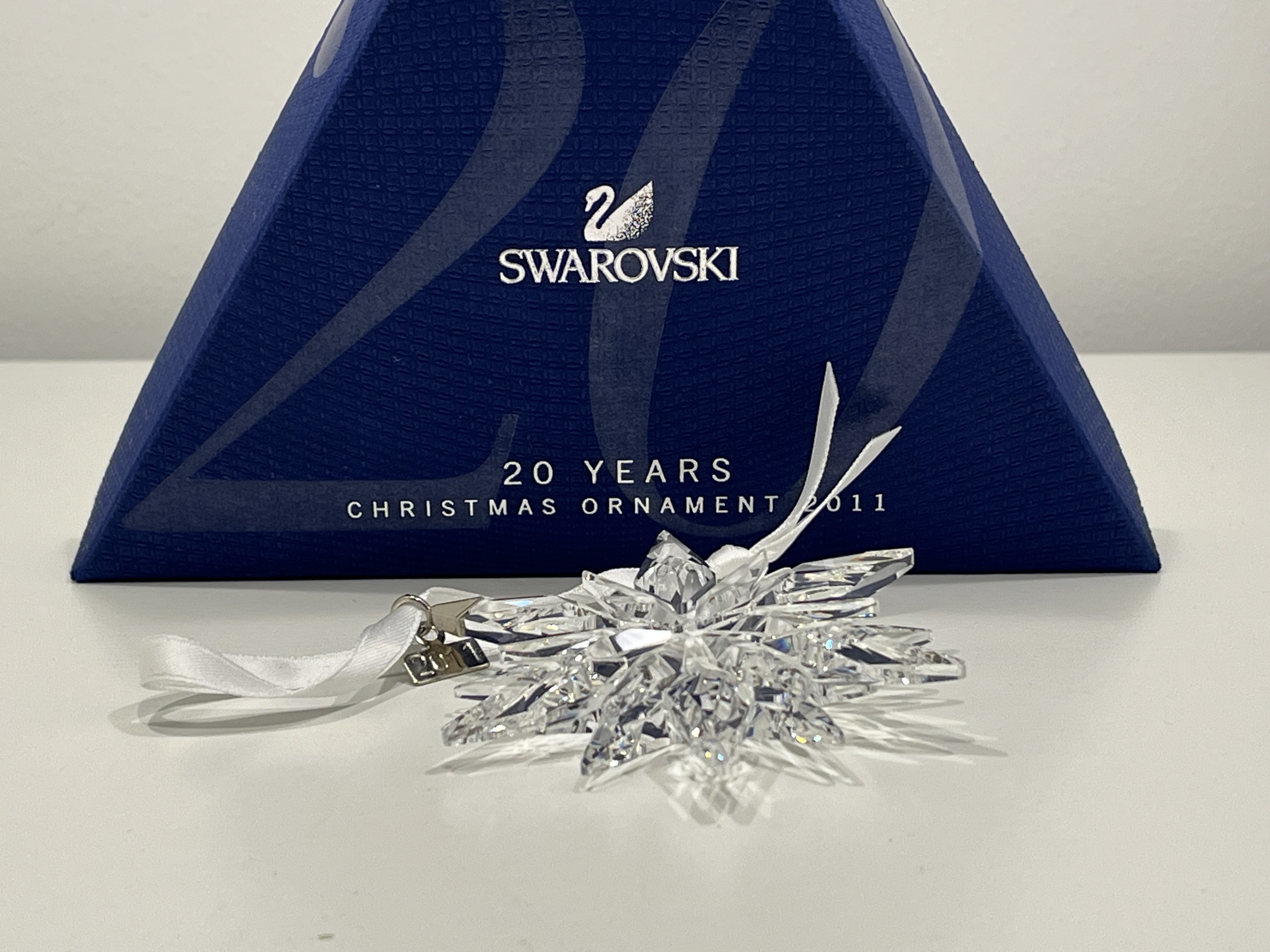 Swarovski Figur 1092037 Weihnachtsstern 2011 Groß 7,5 cm.Mit OVP. Top Zustand  