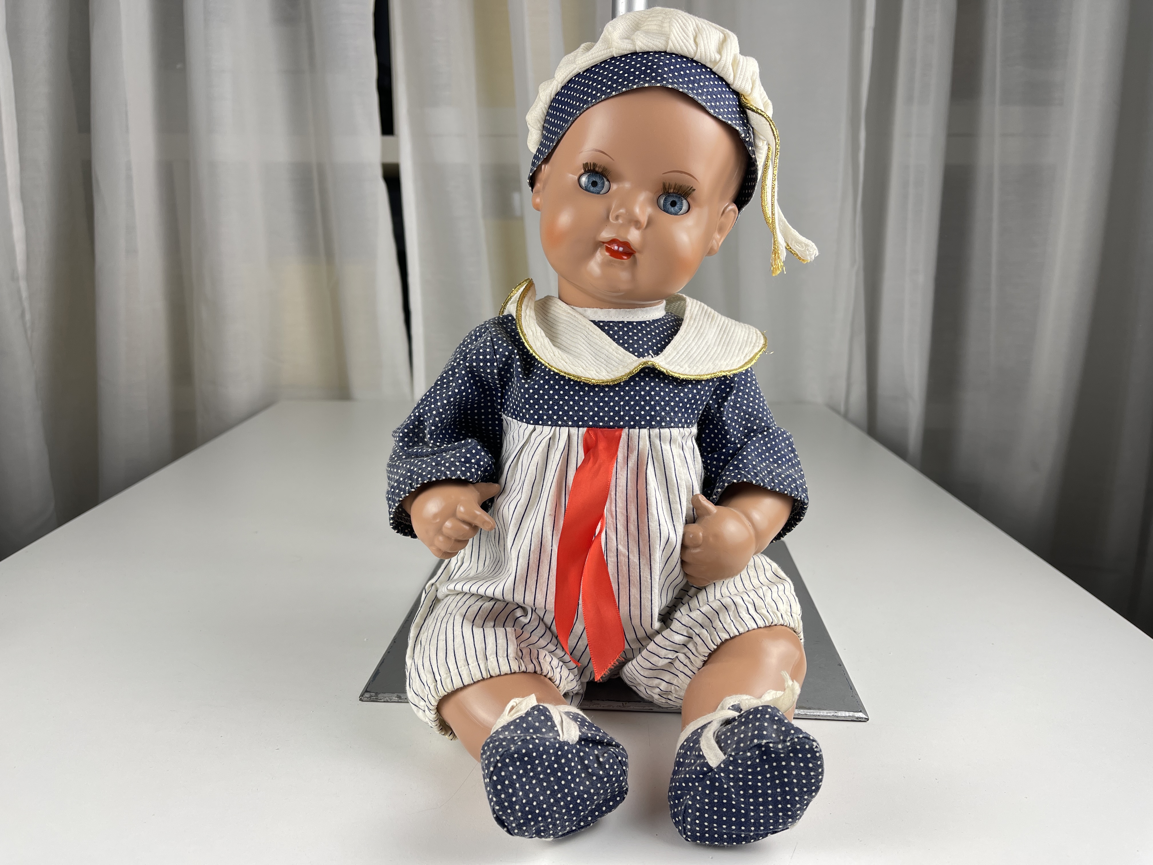 Schildkrötpuppe Tortulon Puppe 45 cm Zustand siehe Fotos 