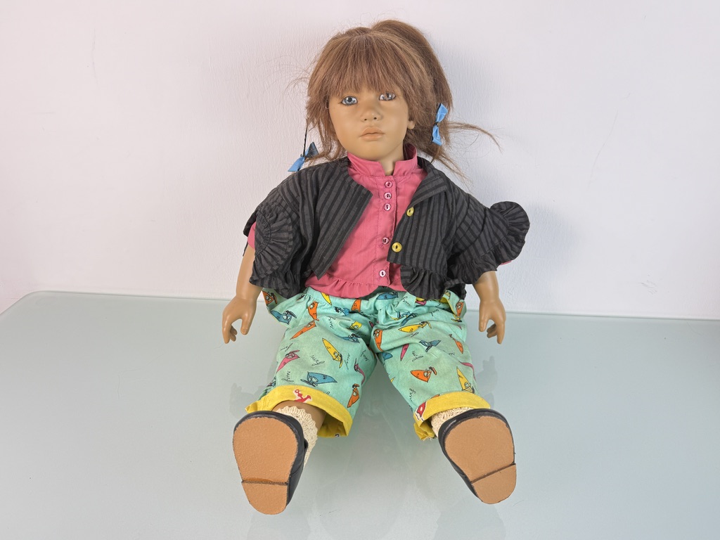 Künstlerpuppe Annette Himstedt Puppe Janka 65 cm. Top Zustand 
