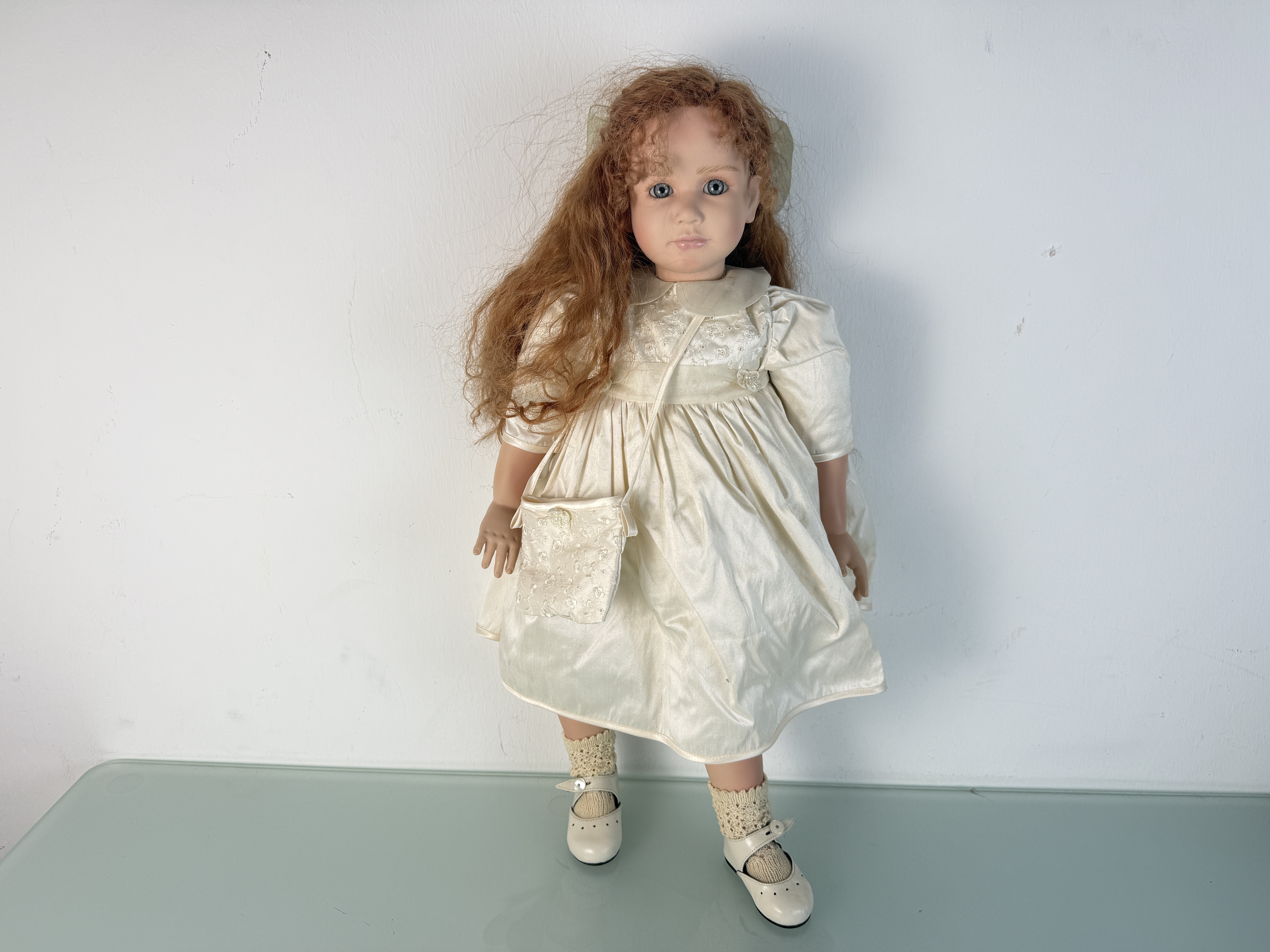 Ruth Treffeisen Vinyl Künstlerpuppe Puppe 60 cm. Top Zustand  