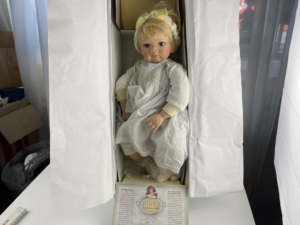 Gaby Jaques Vinyl Puppe 58 cm. Top Zustand 