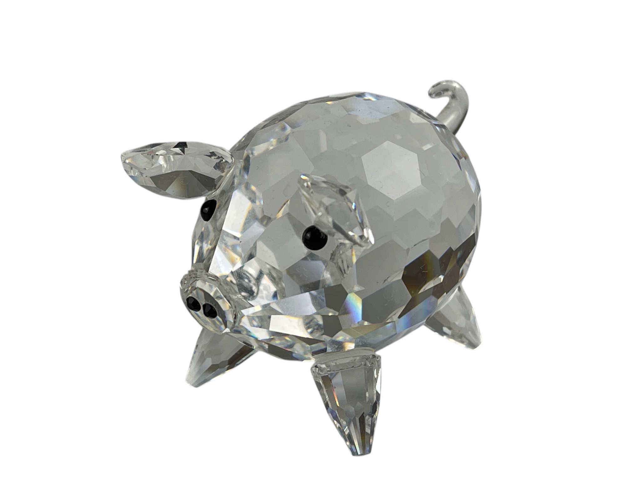 Swarovski Figur Kristall 011846 Schwein Groß 7,5 cm. Top Zustand  