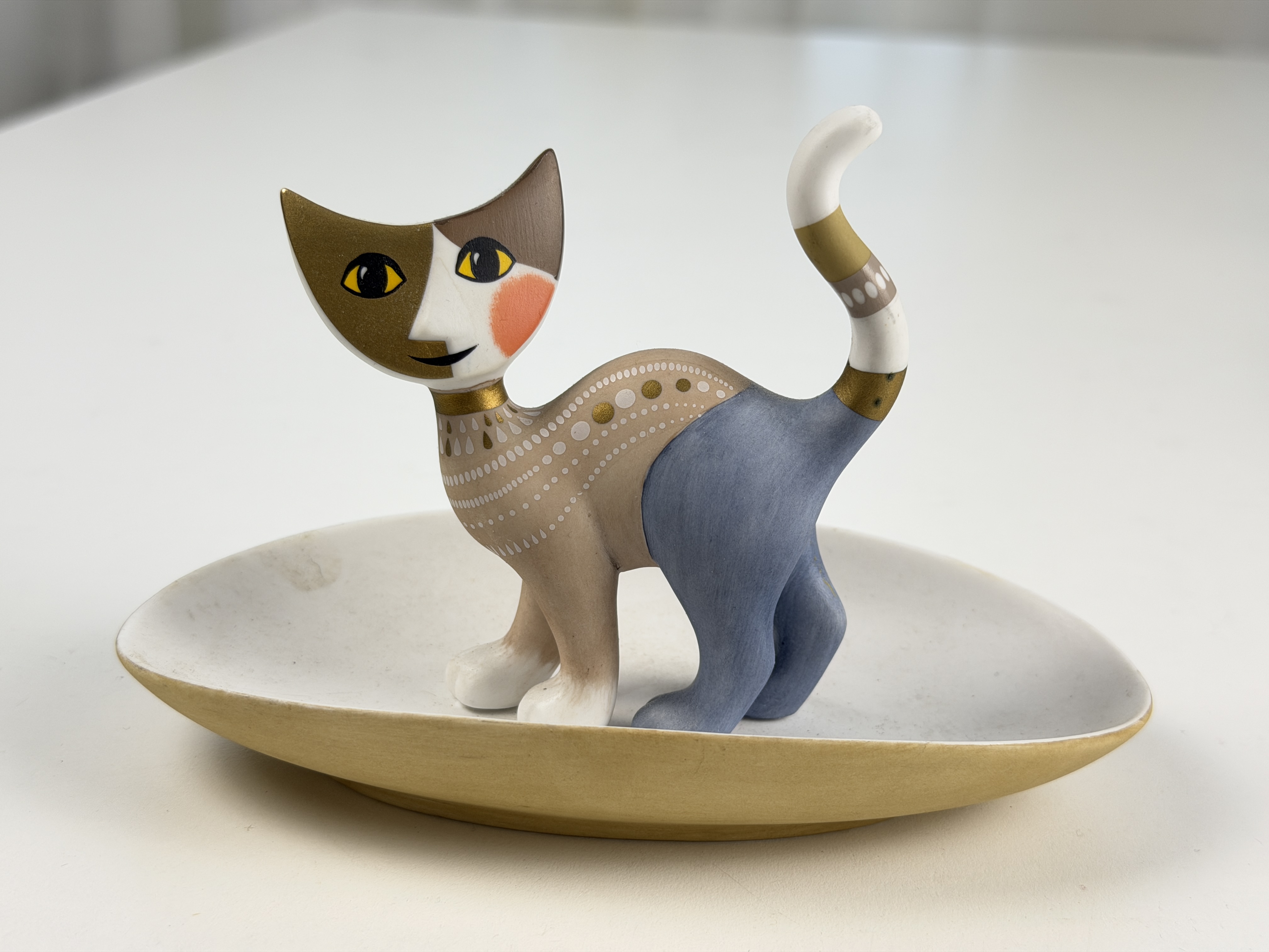  Goebel Figur Rosina Wachtmeister Katze Luna 10,5 cm. Top Zustand