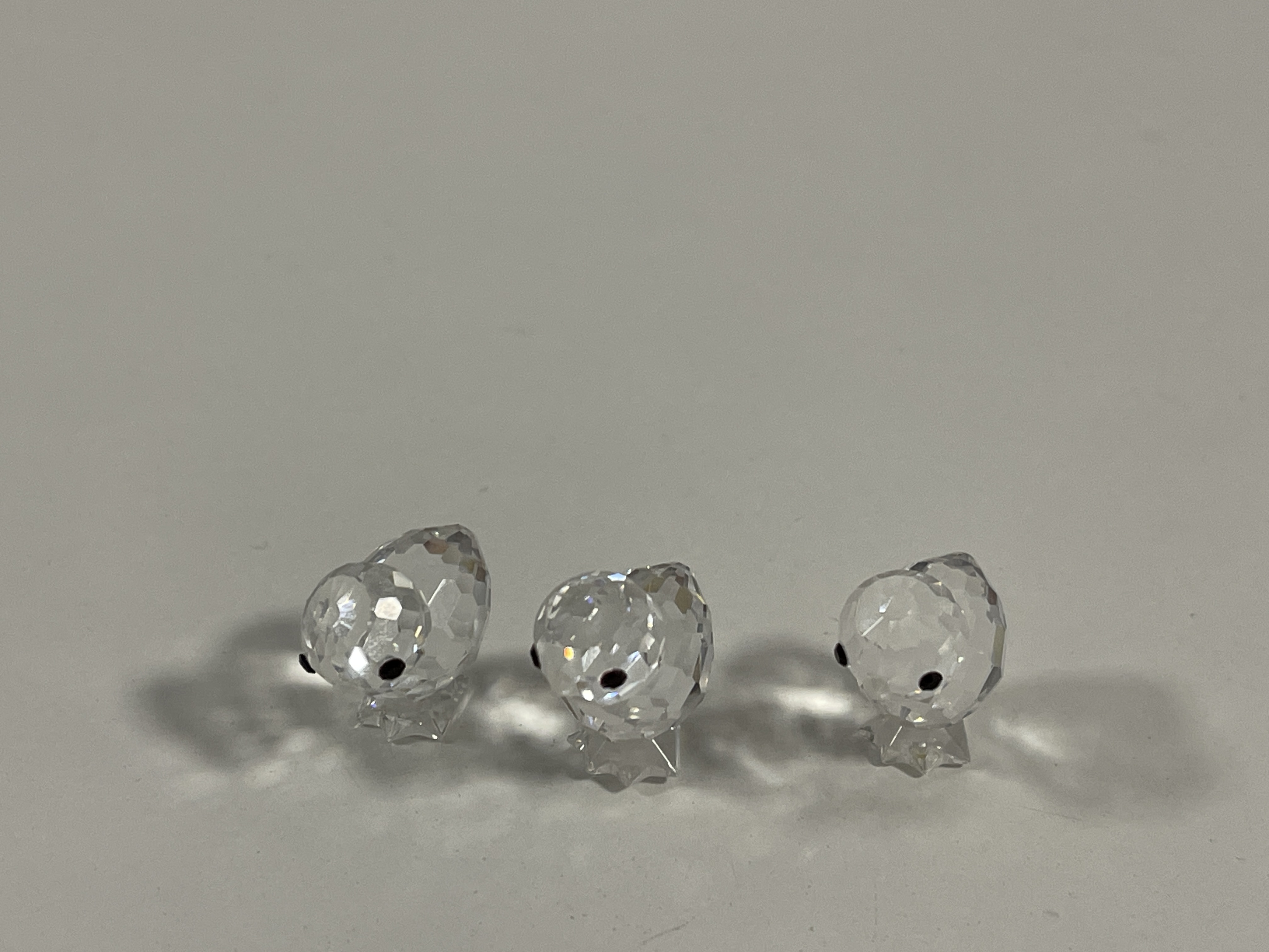Swarovski 014824 Figuren 3 Küken je 2 cm. Top Zustand.   
