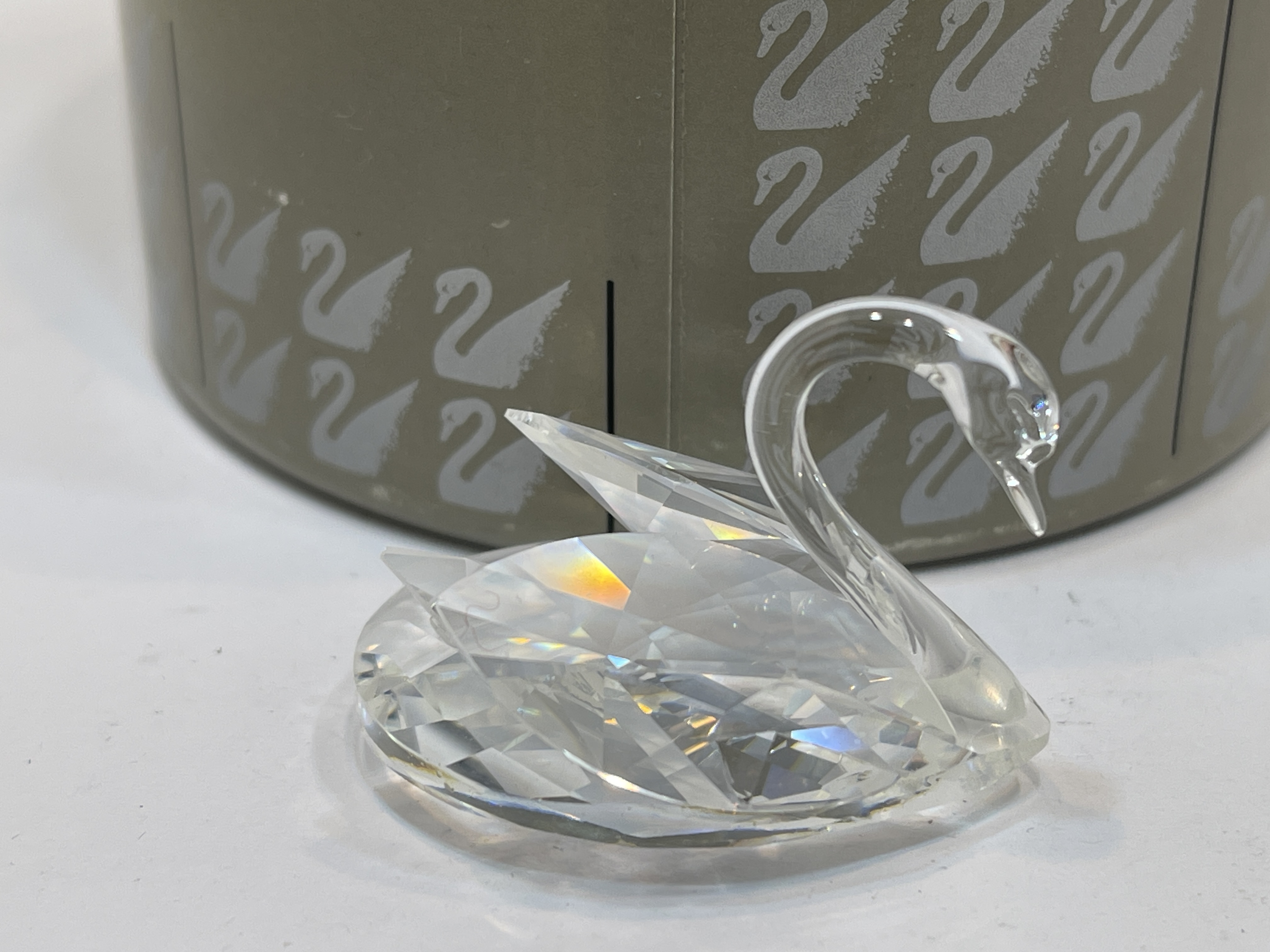  Swarovski Figur 015152 Schwan 4 cm. Ovp + Zertifikat - Top Zustand 