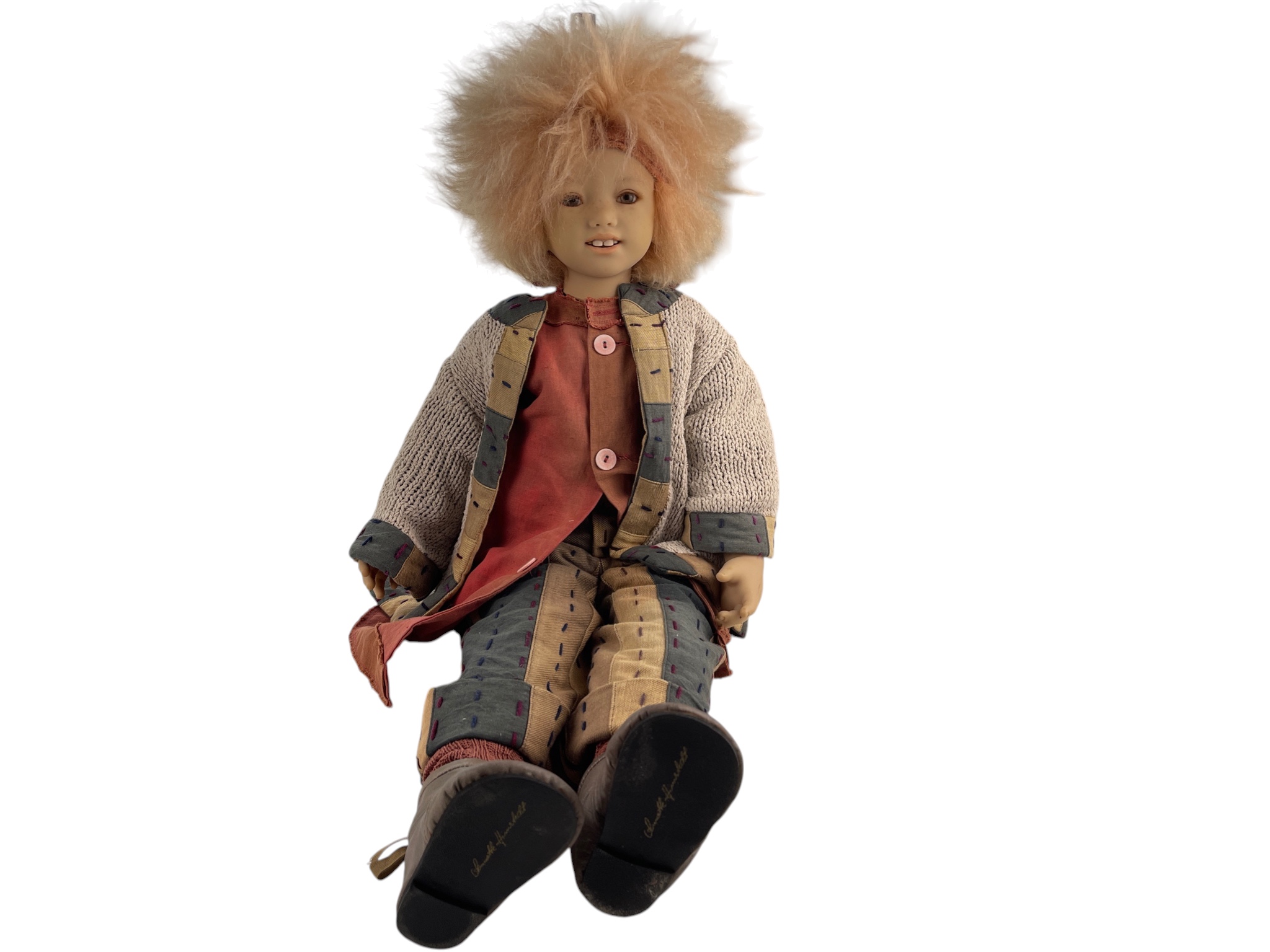 Annette Himstedt Vinyl Puppe 75 cm. Zustand siehe Fotos 