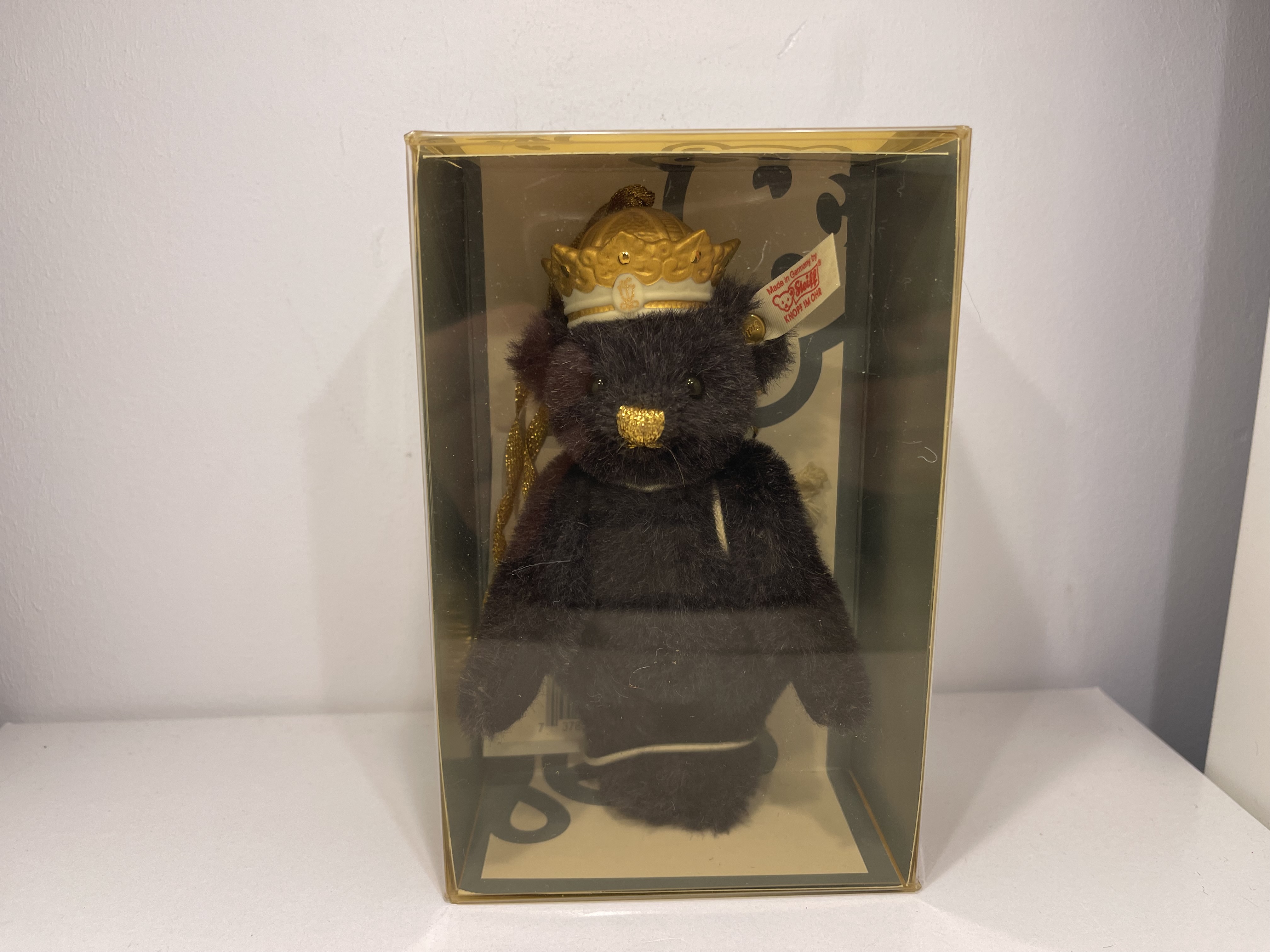 Steiff Tier 677649 Lladro Teddy Ornament 12 cm mit OVP. Top Zustand  