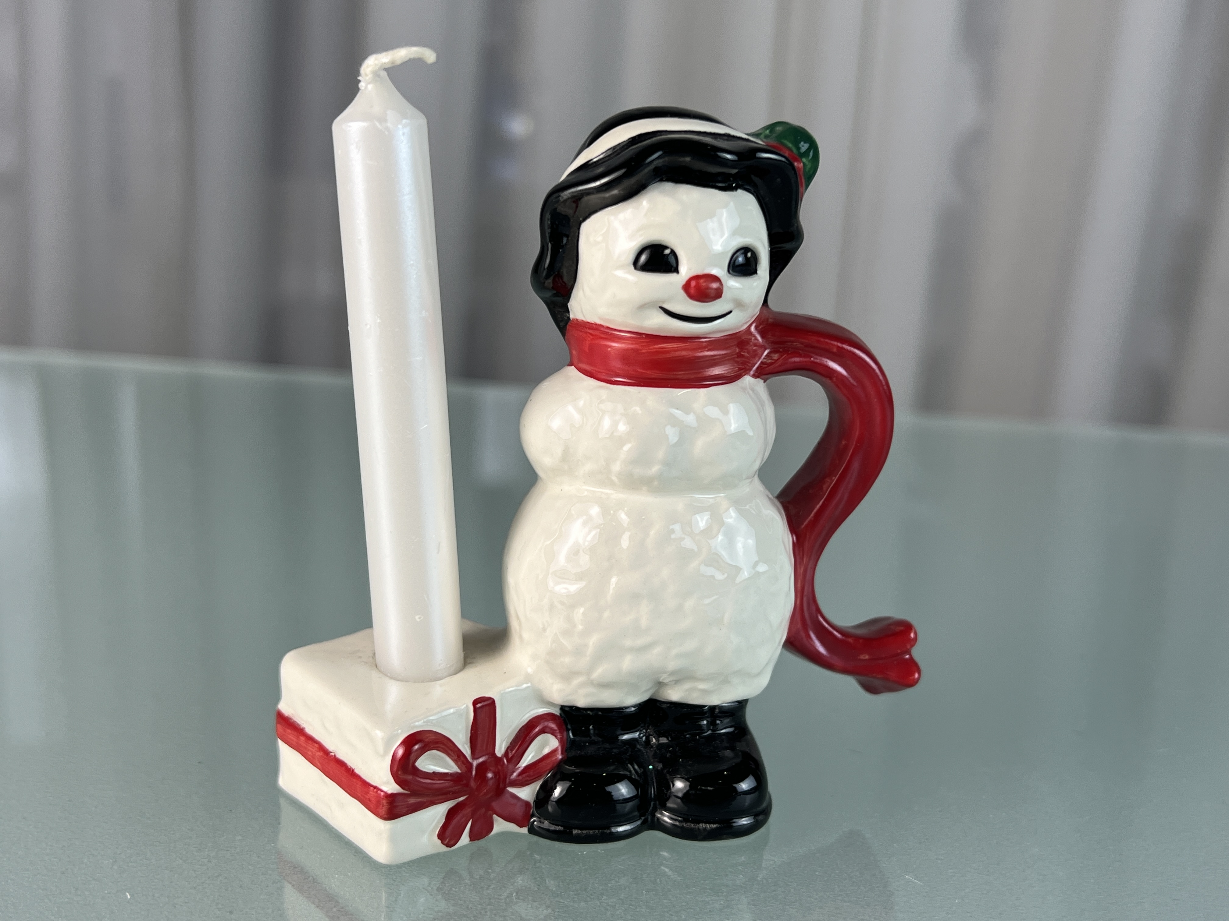 Goebel Figur Kerzenständer Schneemann 10,5 cm. 1 Wahl. Top Zustand 