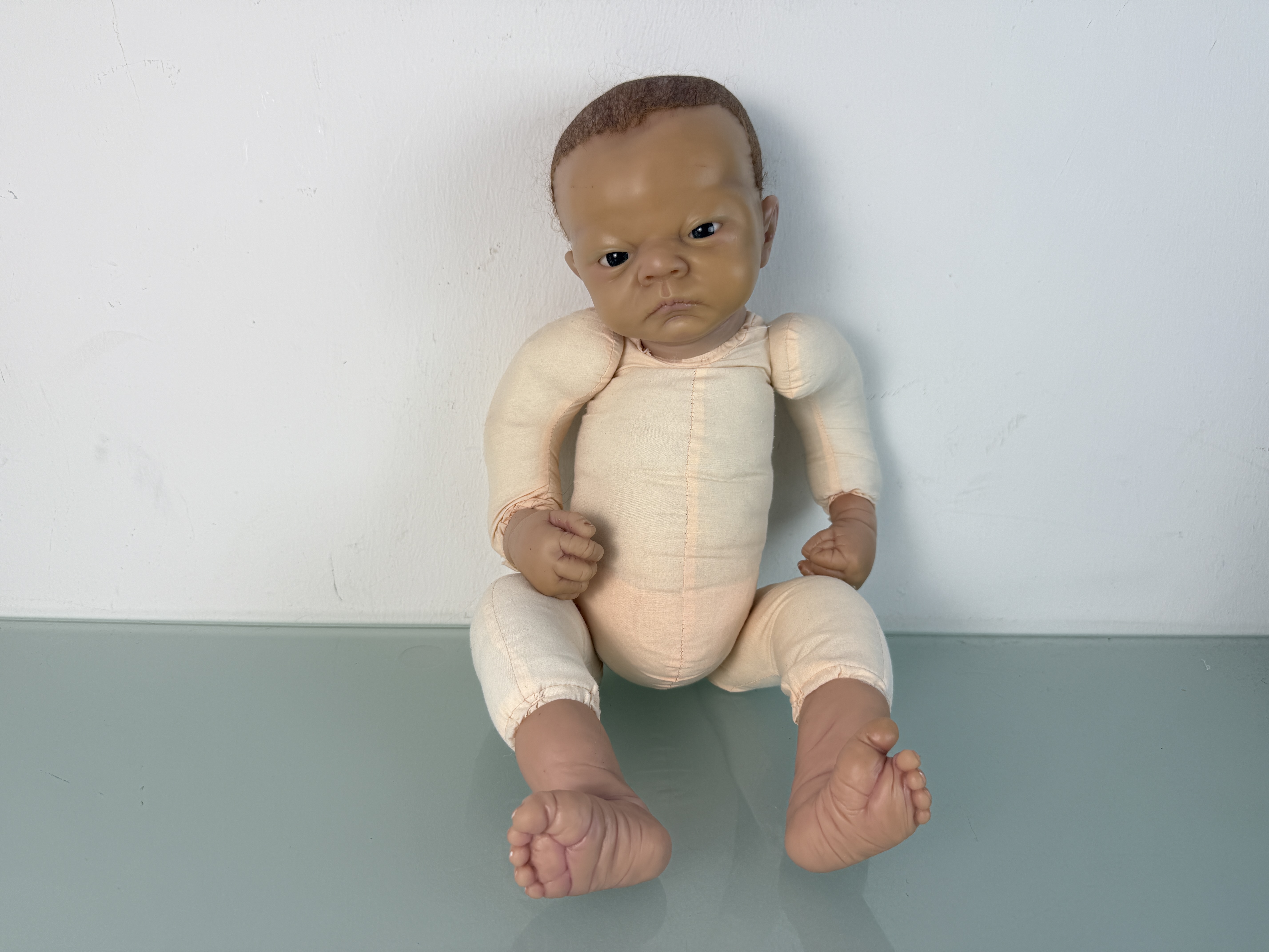 Künstlerpuppe Sammler Linda Webb Vinyl Puppe 52 cm. Top Zustand 