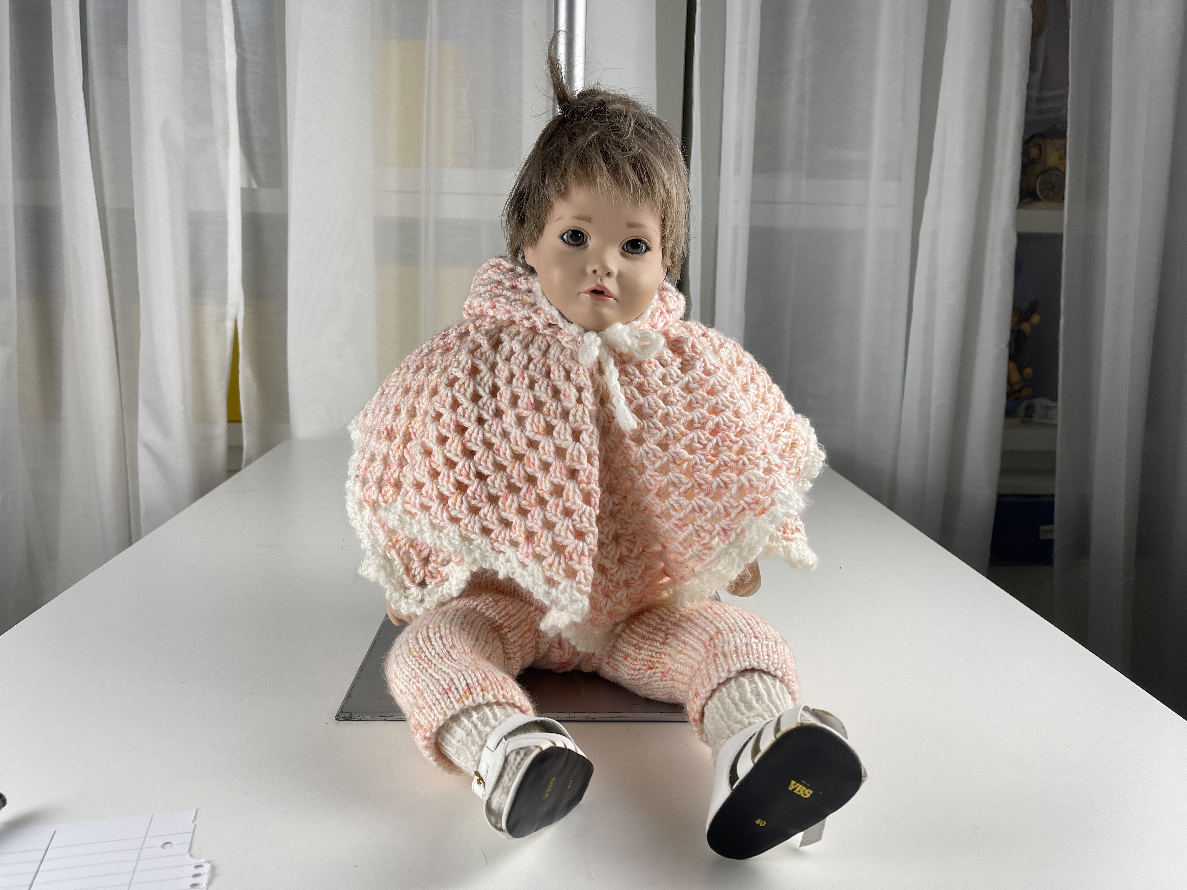 Künstlerpuppe Sigikid Vinyl Puppe 46 cm. Top Zustand    