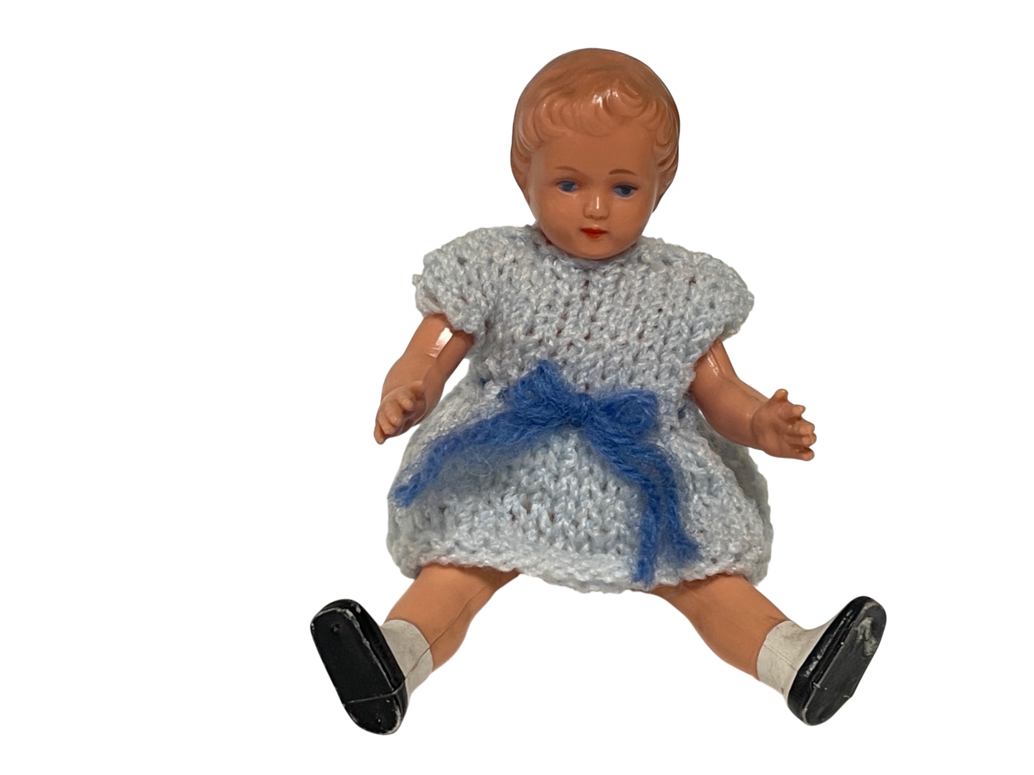 Künstlerpuppe Sammlerpuppe Vinyl Puppe 13 cm  Zustand siehe Fotos  