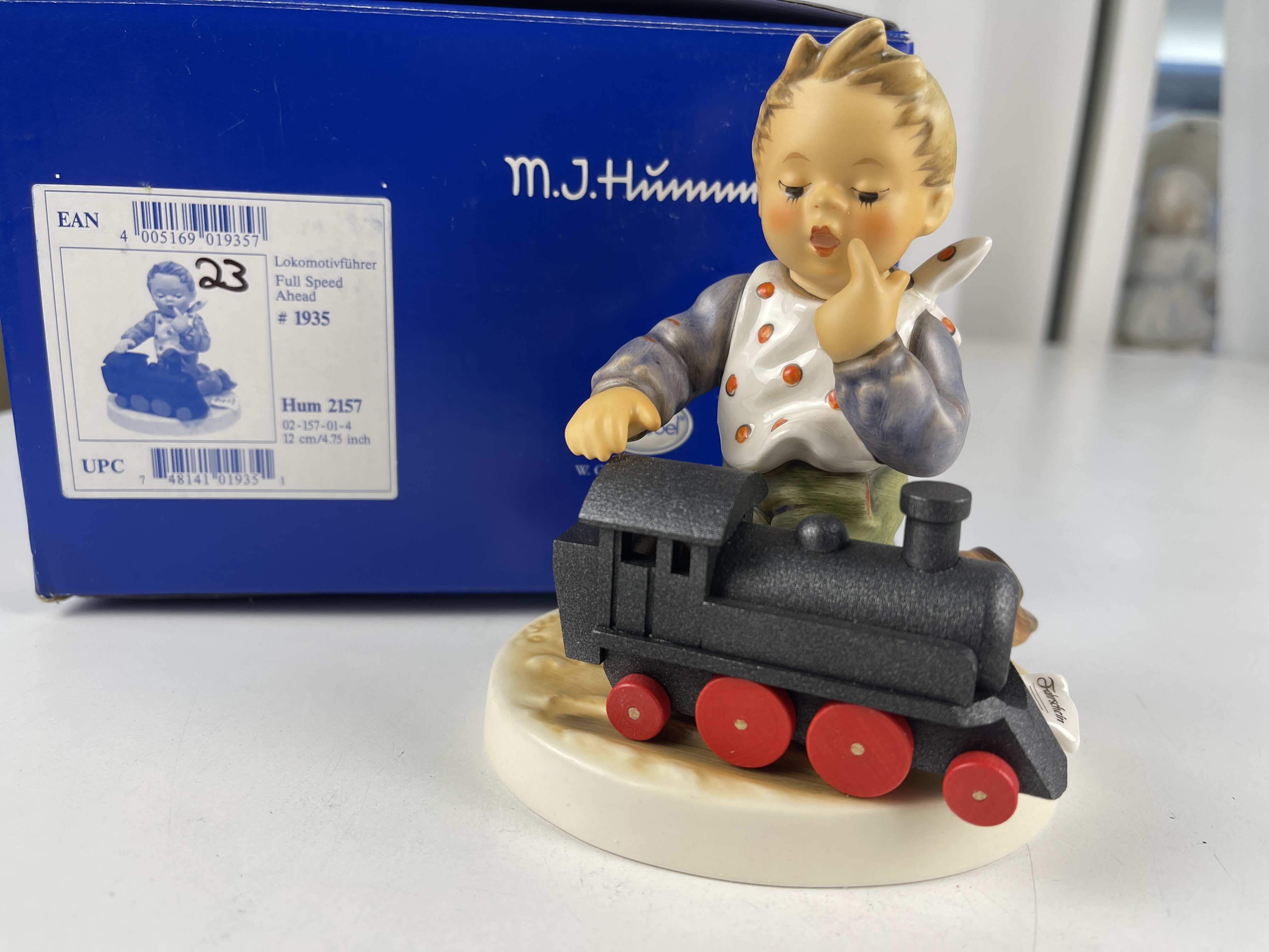 Hummel Figur 2157 Lokomotivführer 13 cm. 1 Wahl Top Zustand OVP