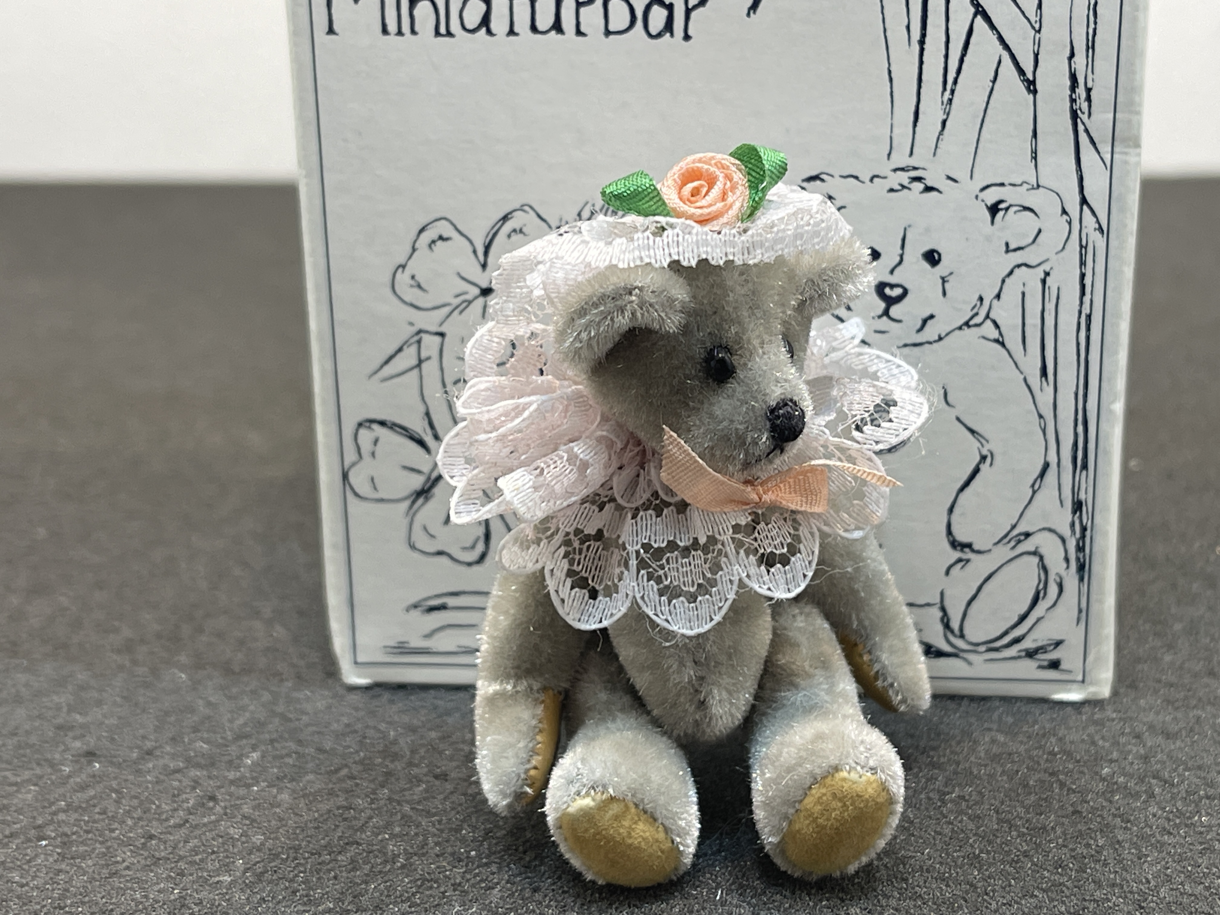 Hermann - Teddy Bär 6,5 cm. Top Zustand mit OVP 