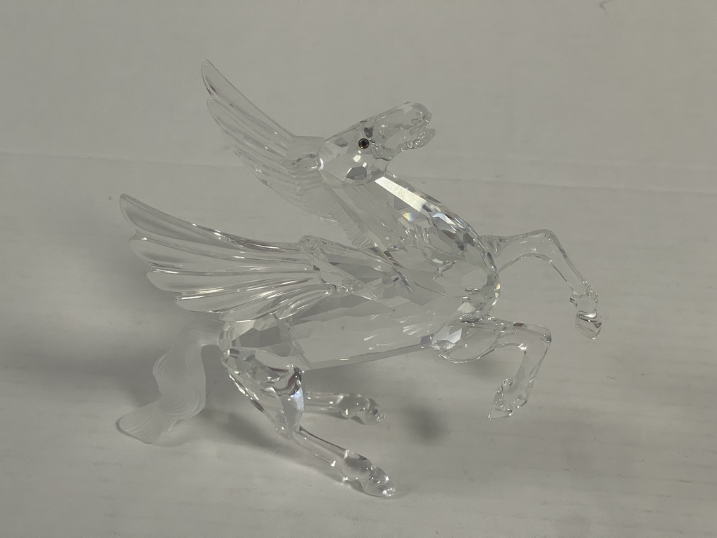 Swarovski Figur Kristall 216327 Jahresfigur Pegasus 12,5 cm. Top Zustand 