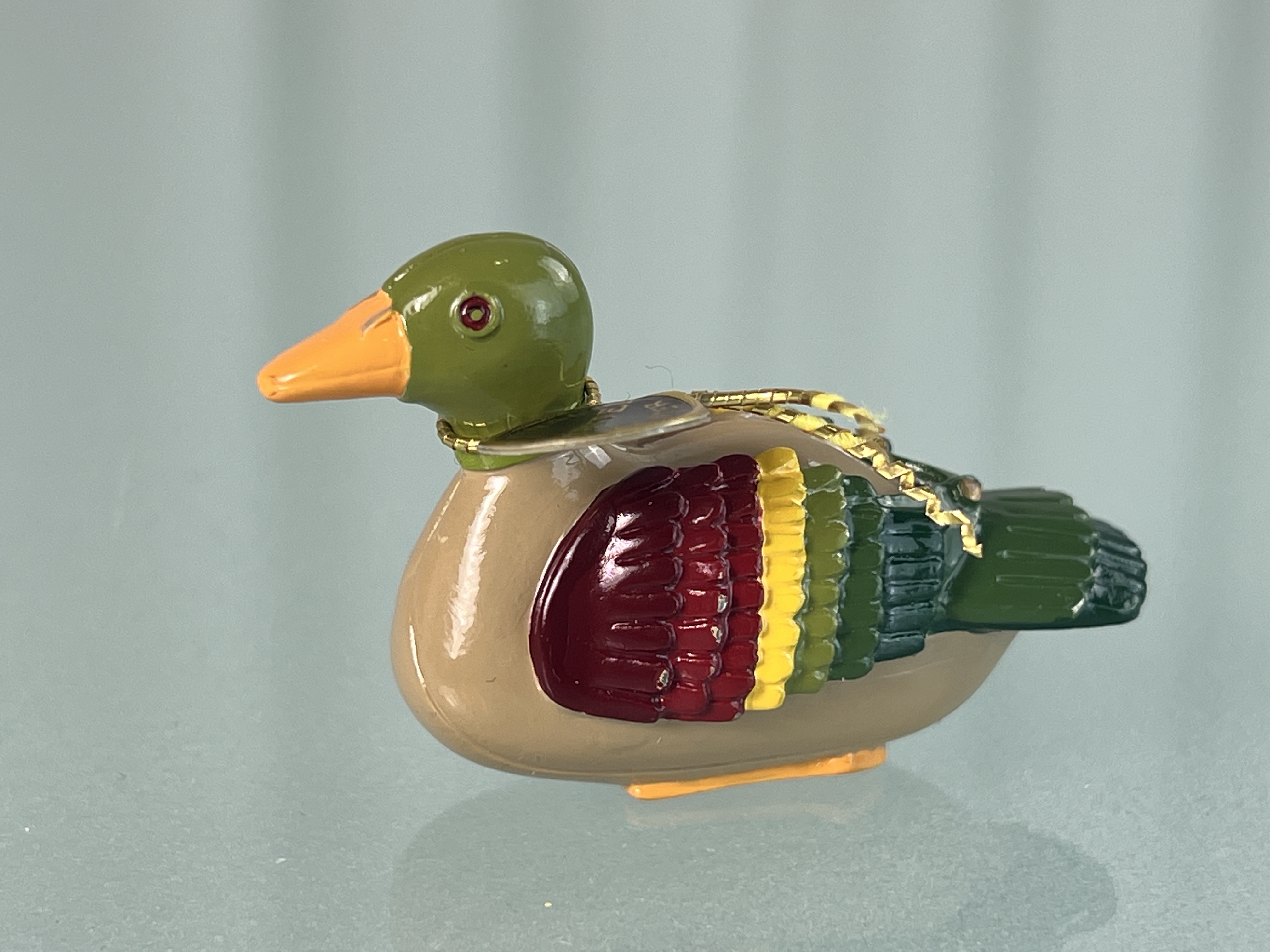 Steiff Zinn Miniatur Ente 3,3 x 5 cm. Top Zustand   